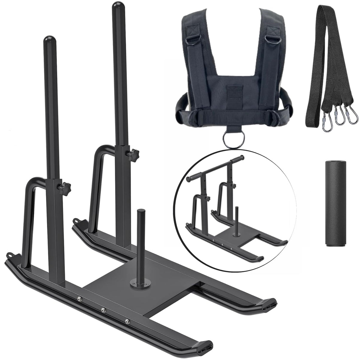Weight Sled for Training Outdoor Indoor Workout Sled Push - SPARTAN SHADOW Official Imagery - 2