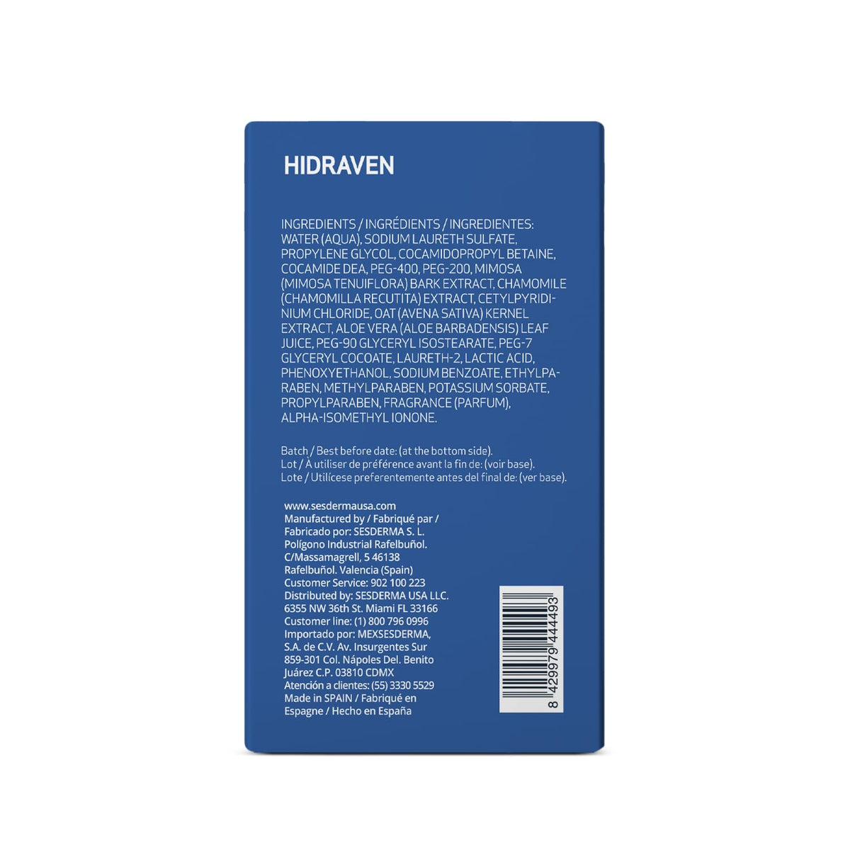 Sesderma HIDRAVEN Foamy Soap Free Cream Gentle Face Wash 10 - Sesderma Official Imagery - 4