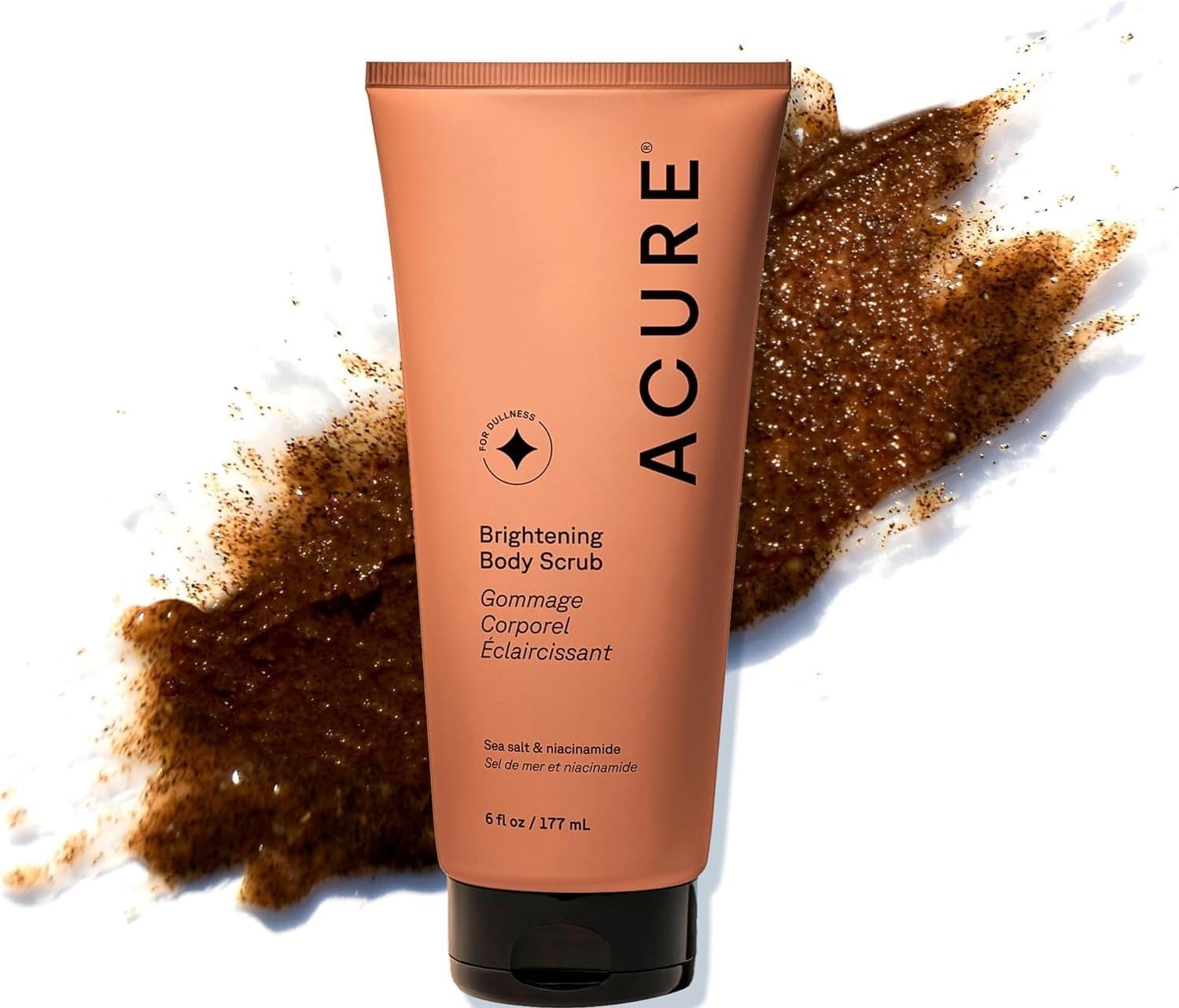 Acure Brightening Body Scrub - Exfoliator 6 fl oz - Acure Official Product View 2