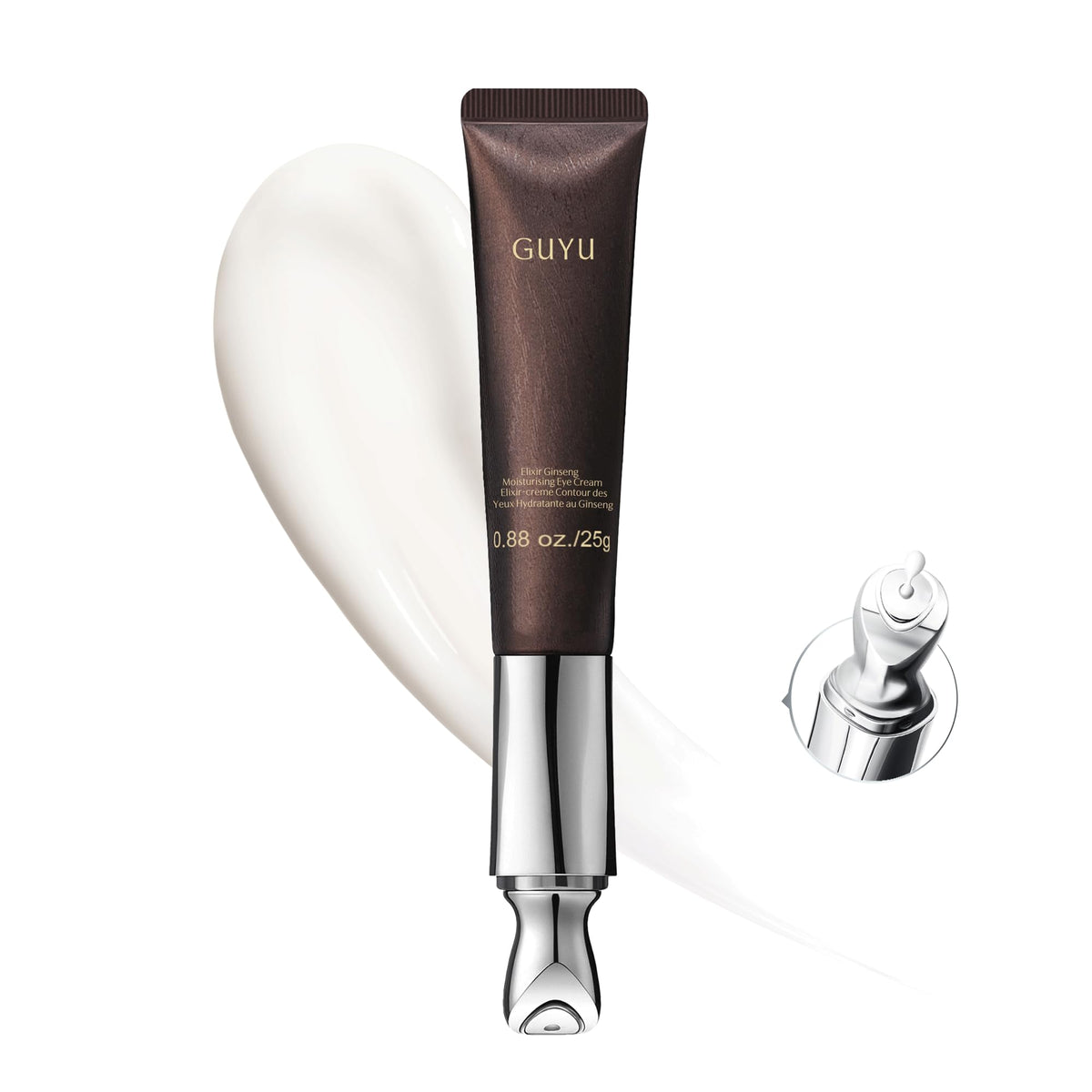 Ginseng EMS Eye Cream Anti Aging Vibrating Peptide Fine Line - GUYU Official Imagery - 2