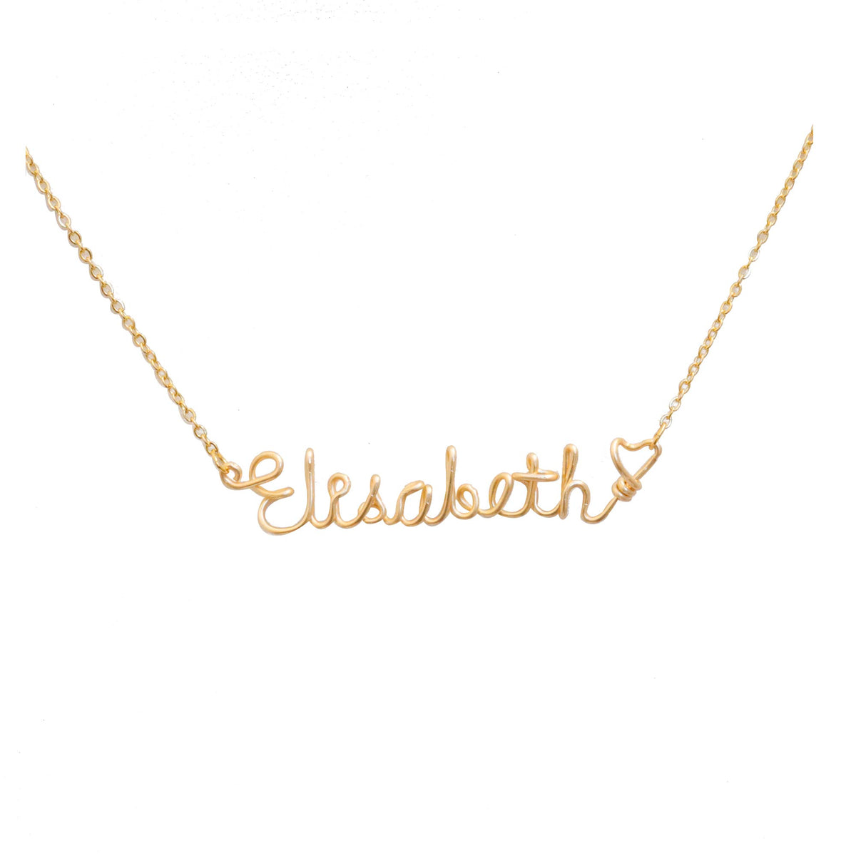 Alan Wire Name Necklace Personalized Dainty Custom Name - Alan Official Imagery - 1