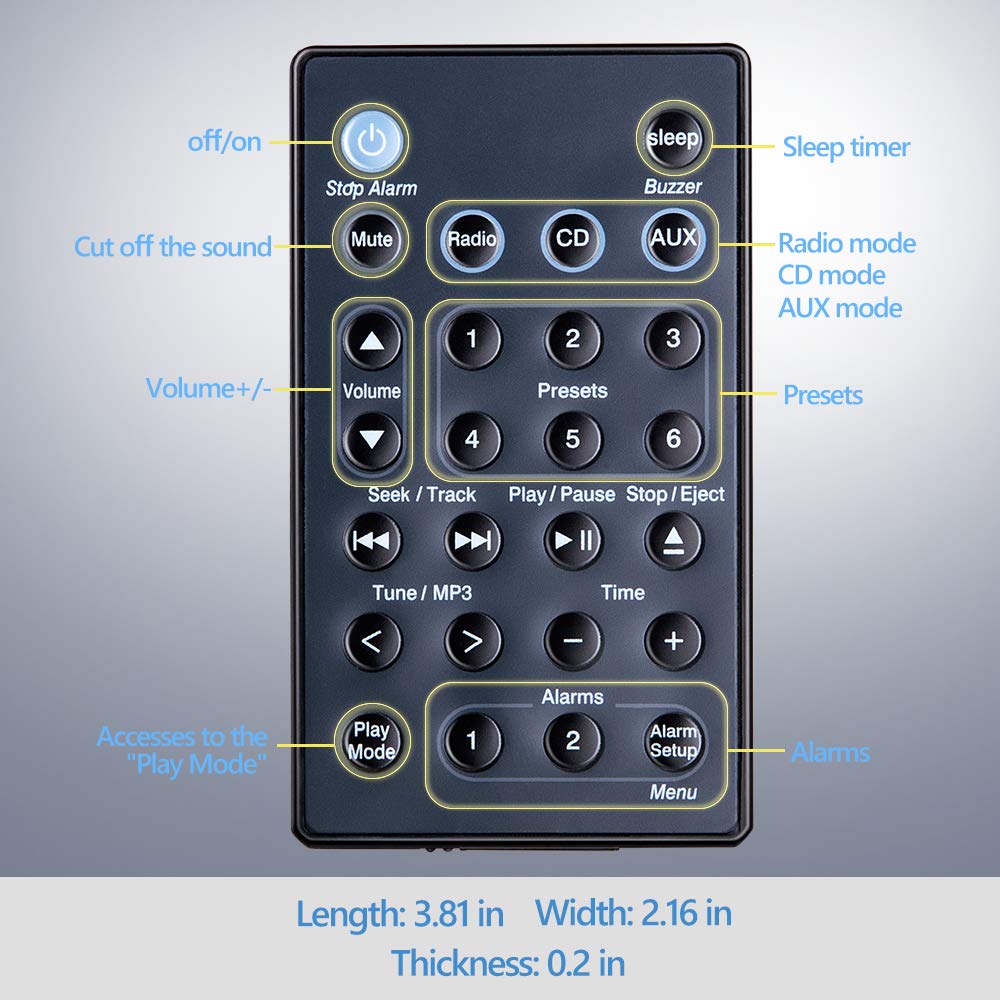 OMAIC Replacement Remote Control for Bose Soundbar Touch Wave Mus by OMAIC - Angle View 2