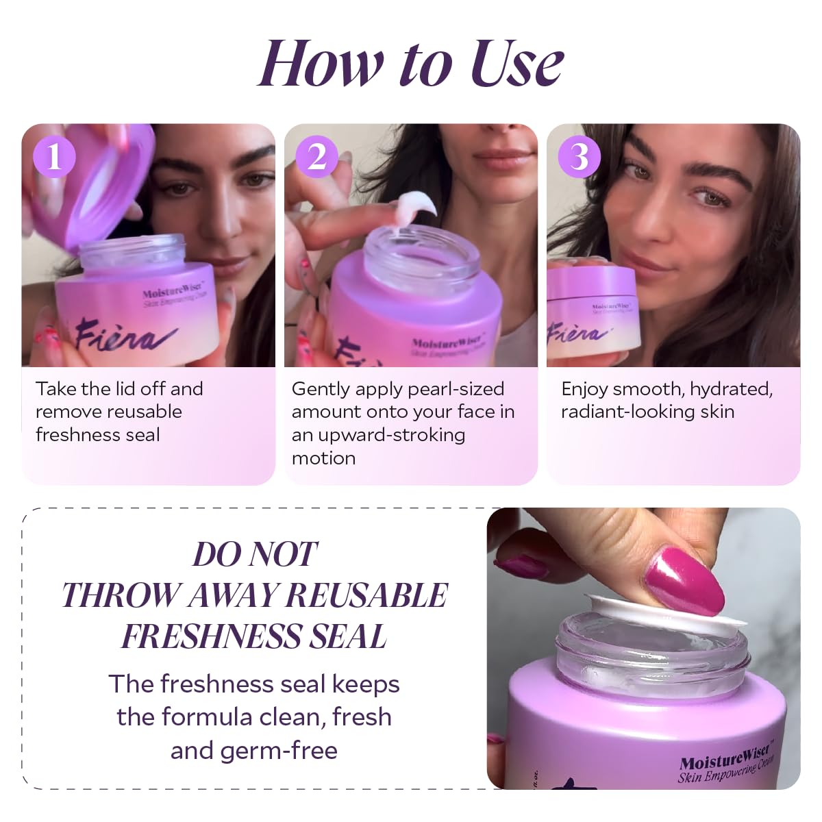FI RA MoistureWiser Face Moisturizer for Mature Skin - FIÈRA Official Imagery - 6
