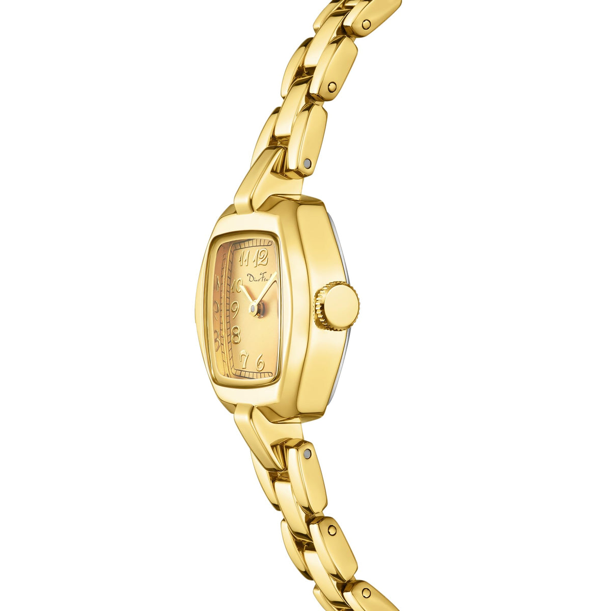 Diaofendi Small Gold Women s Watch Stainless Steel Band - Diaofendi Official Imagery - 3