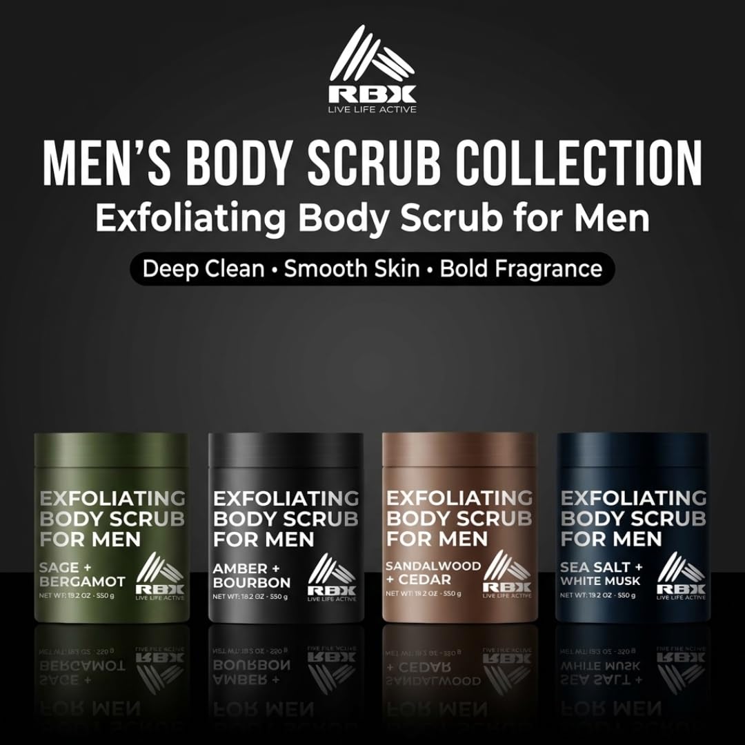 RBX Exfoliating Body Scrub with Shea Butter Vitamin A and C, Moisturizing - RBX Official Product View 10