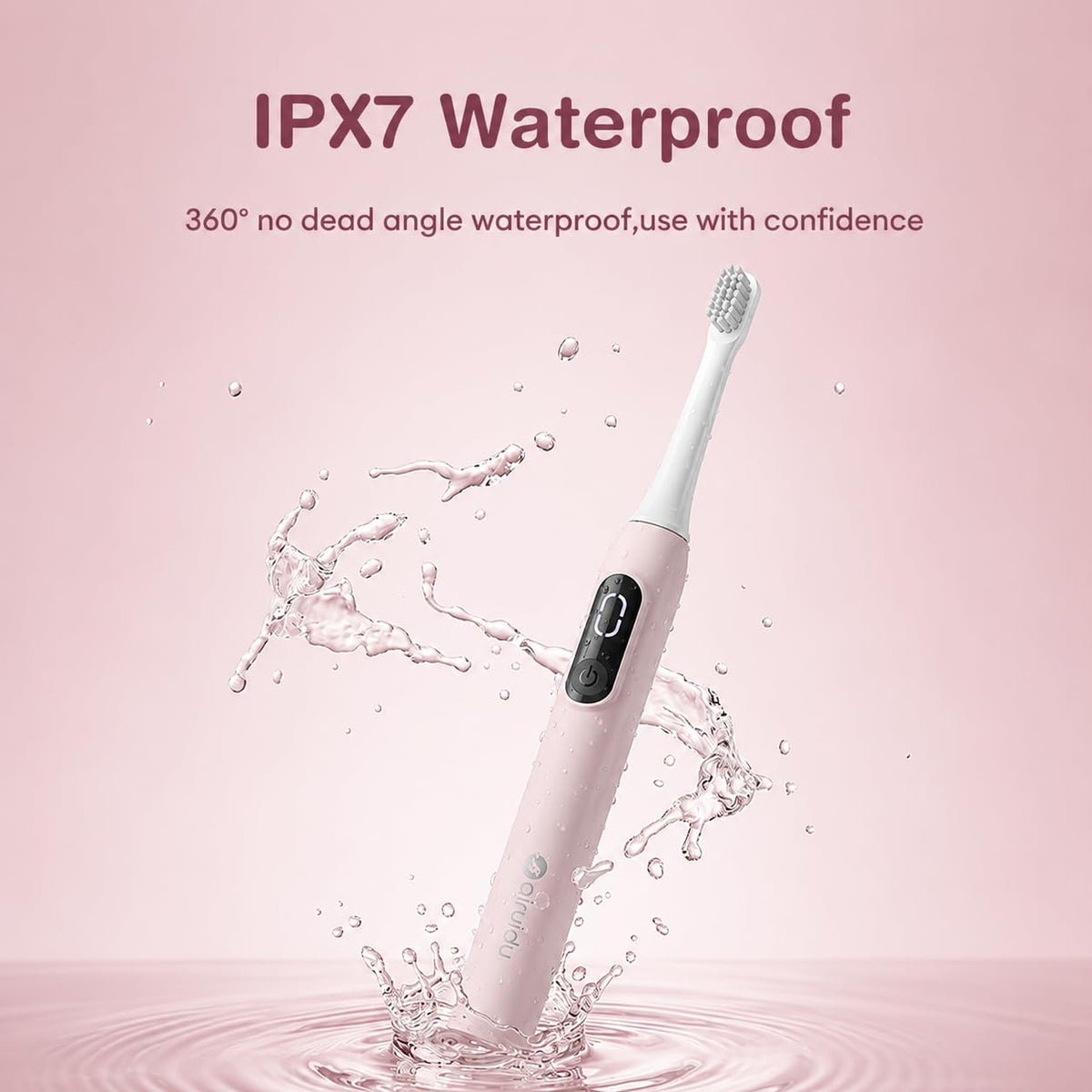Pure20 Sonic Electric Toothbrush 4 Modes 30K VPM 2 Min Timer - AIRUIDU Official Imagery - 5