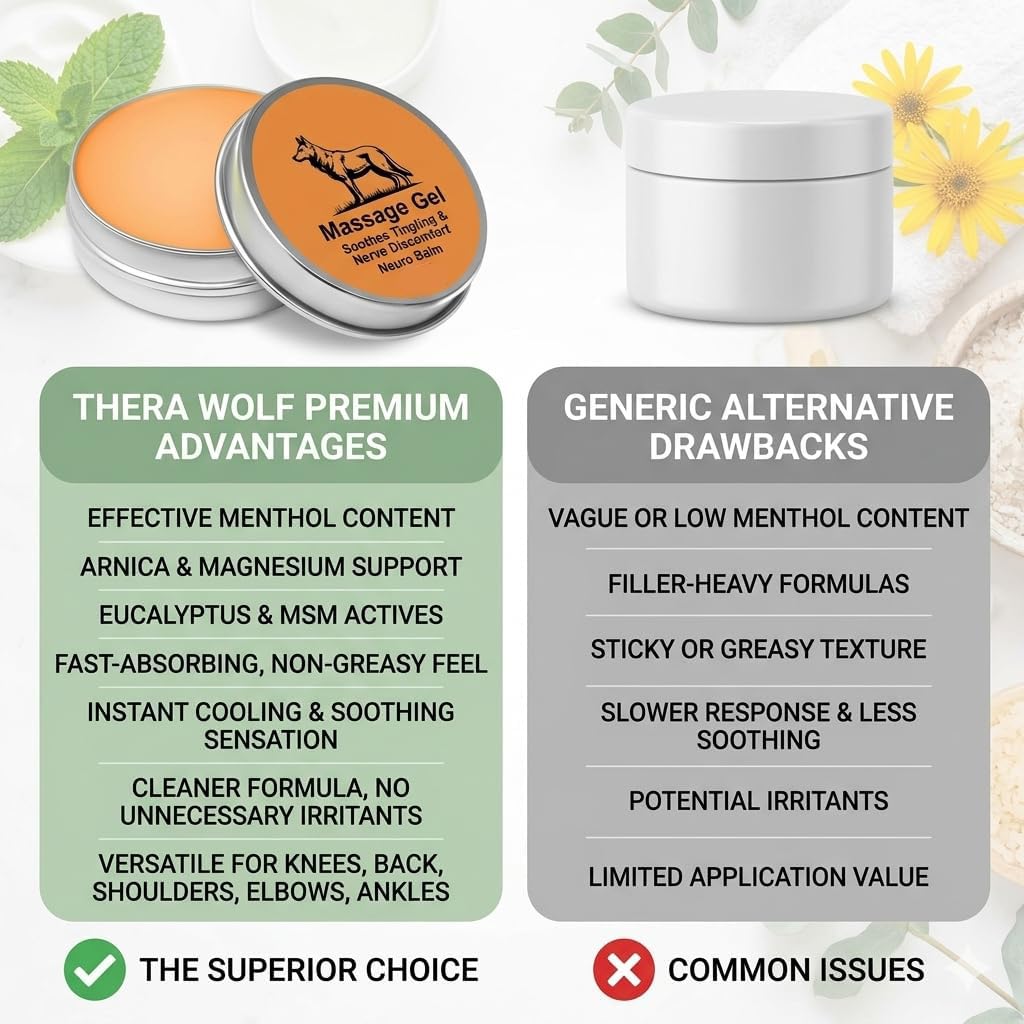Wolf Relief Balm – Herbal Cooling Soothing Cream 2pc