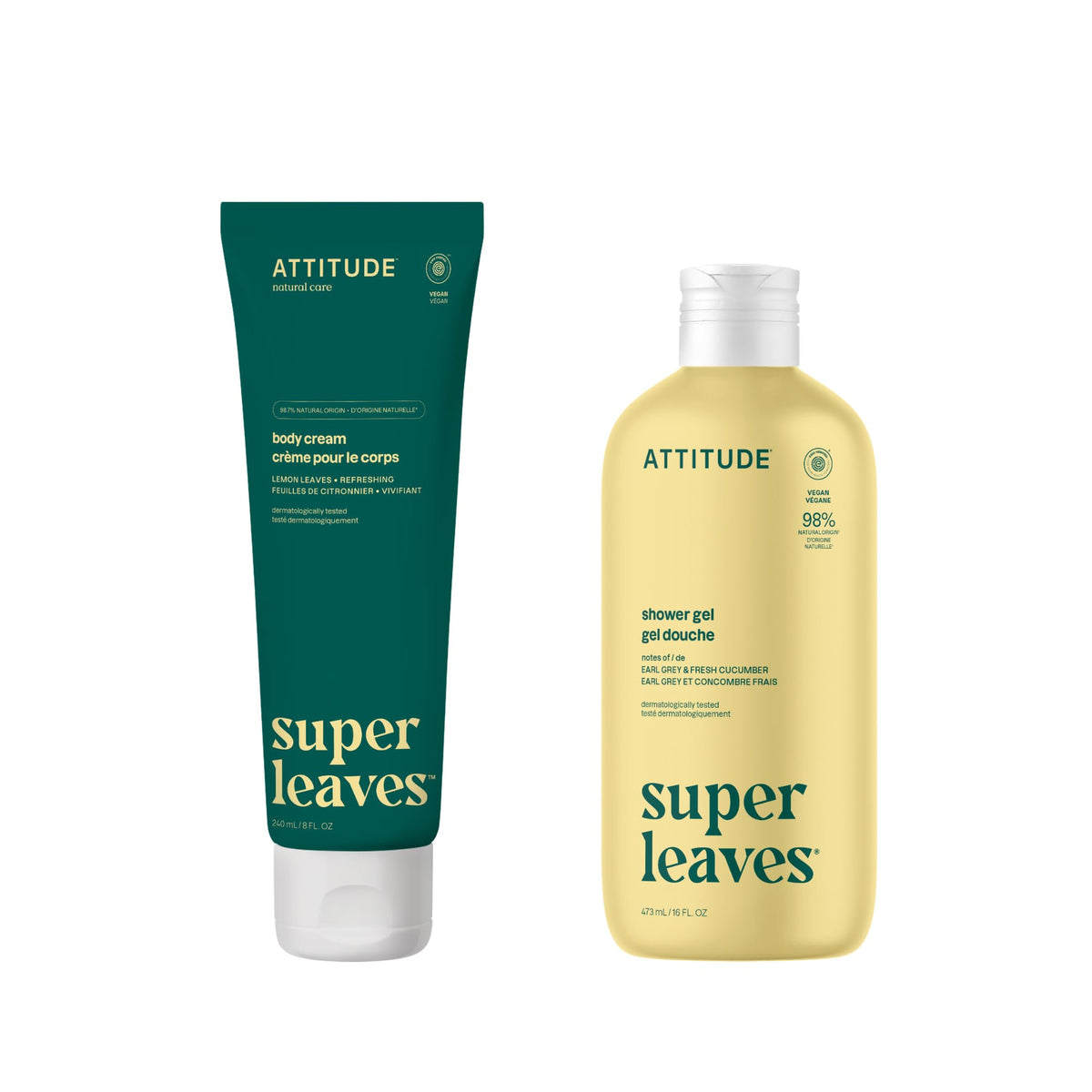 Bundle of ATTITUDE Body Wash EWG Verified Dermatologically - BIO SPECTRA ATTITUDE Official Imagery - 2