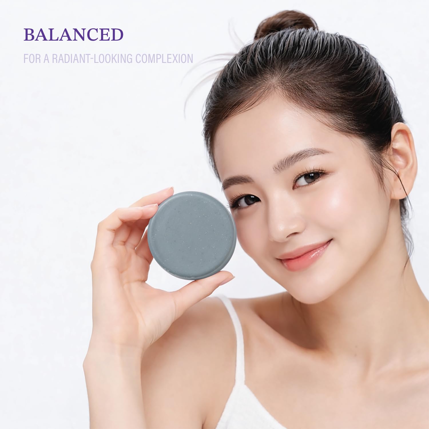 4-in-1 Facial Soap Bar Cleanser, Korean Skincare Face Cleansing - Dewvia