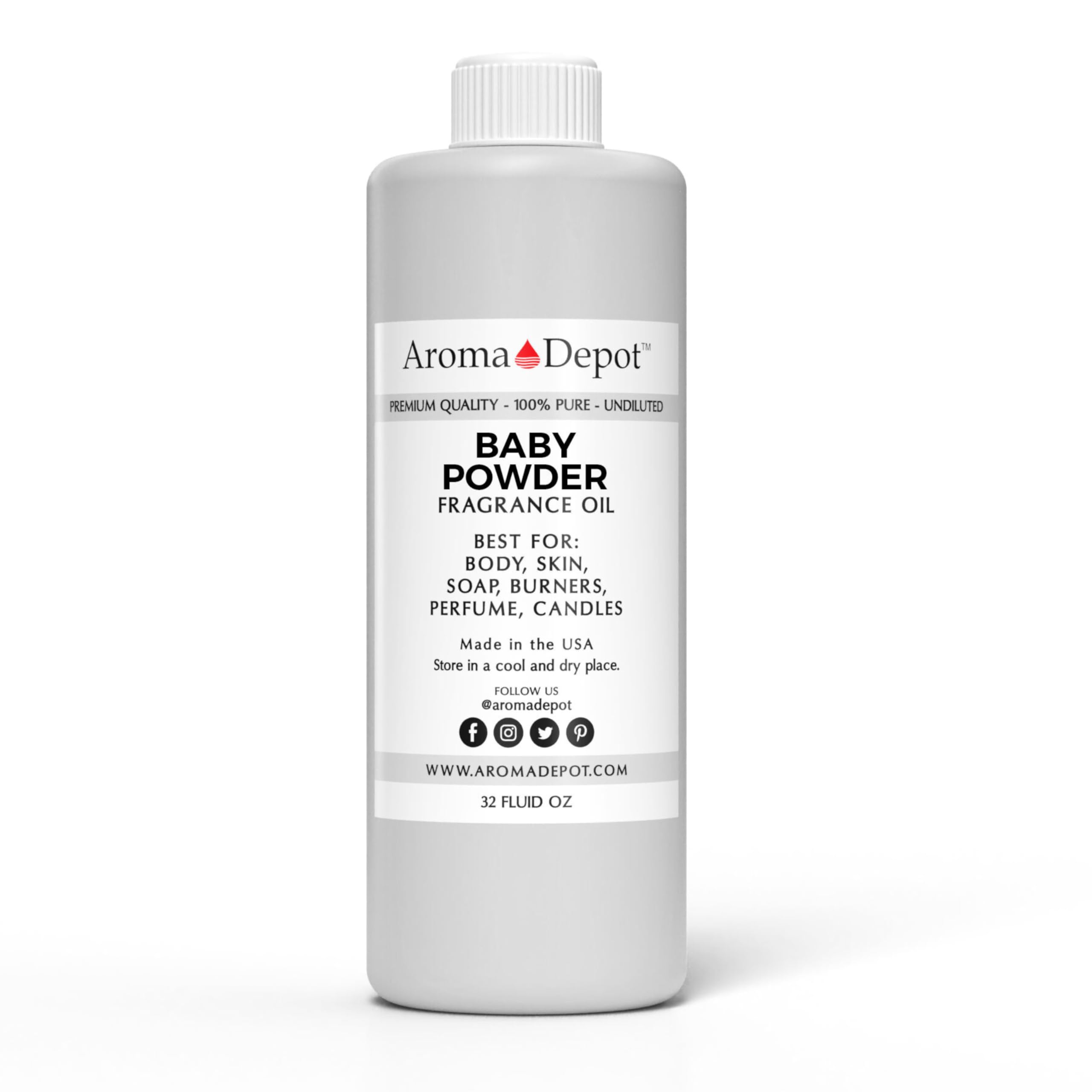 Aroma Depot Baby Powder Type Perfume/Body Oil (7 Sizes) Our - Product Imagery