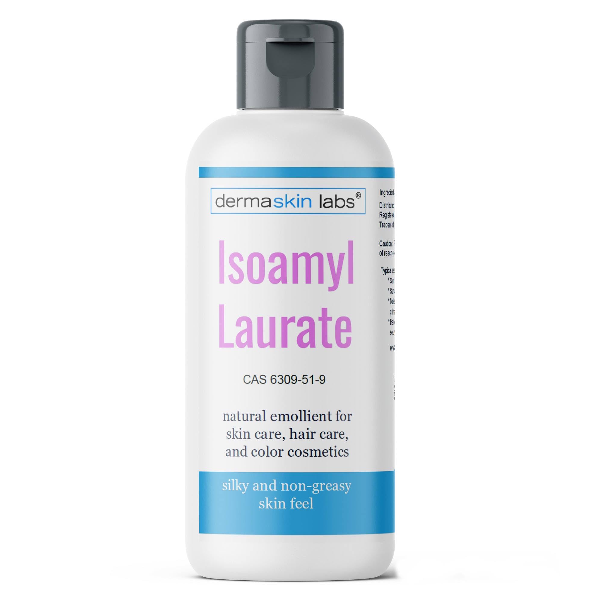 Isoamyl Laurate Cosmetic Grade Emollient DIY Emulsion Make your - Dermaskin Labs
