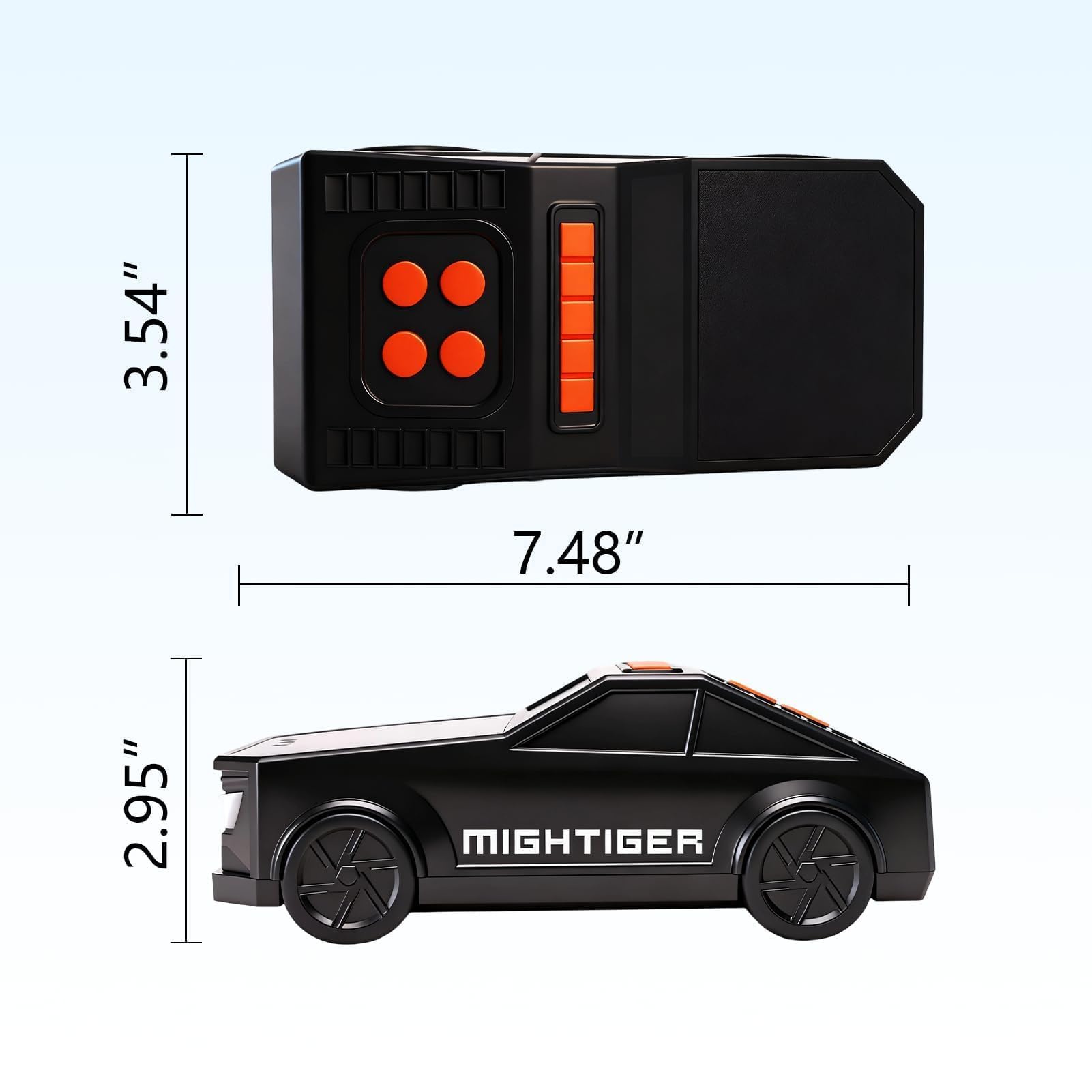 Mightiger Portable Car Tire Inflator Air Compressor, Wireless Air by Mightiger - Angle View 8
