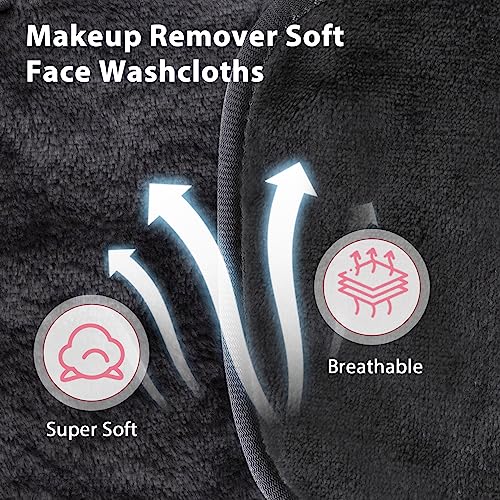 Makeup Remover Cloth, 6" x 6" Makeup Remover Towels Reusable - Product Imagery