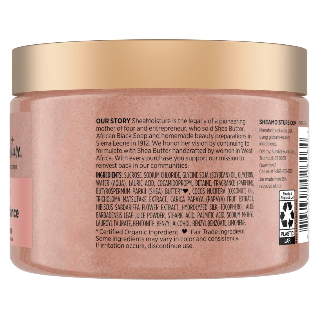 Elefair Tech SheaMoisture Shea Sugar Body Scrub Coconut Hibiscus - Elefair Tech Official Product View 3