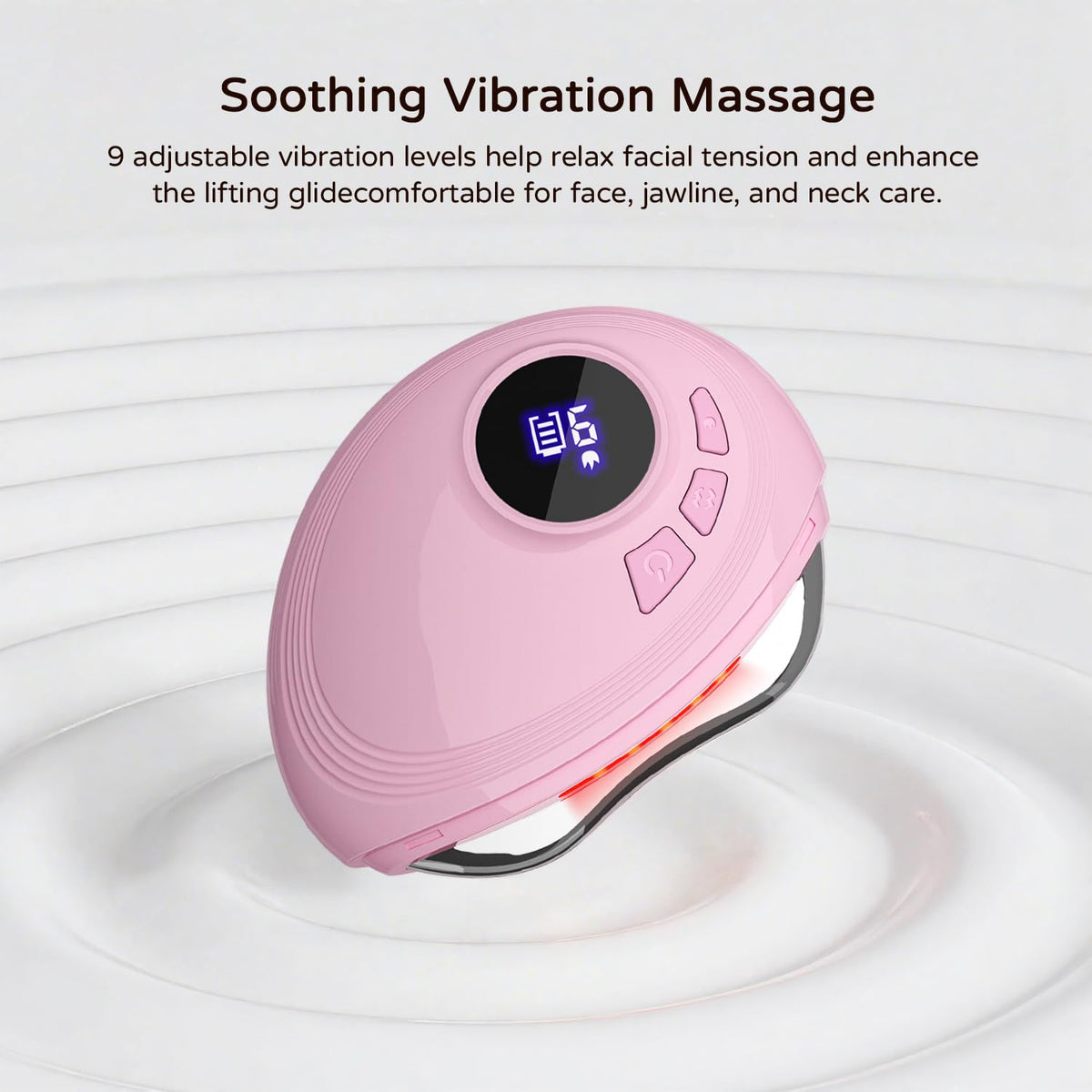 Professional LED Red Light Gua Sha Massager 9 Level - SHMHE Official Imagery - 6