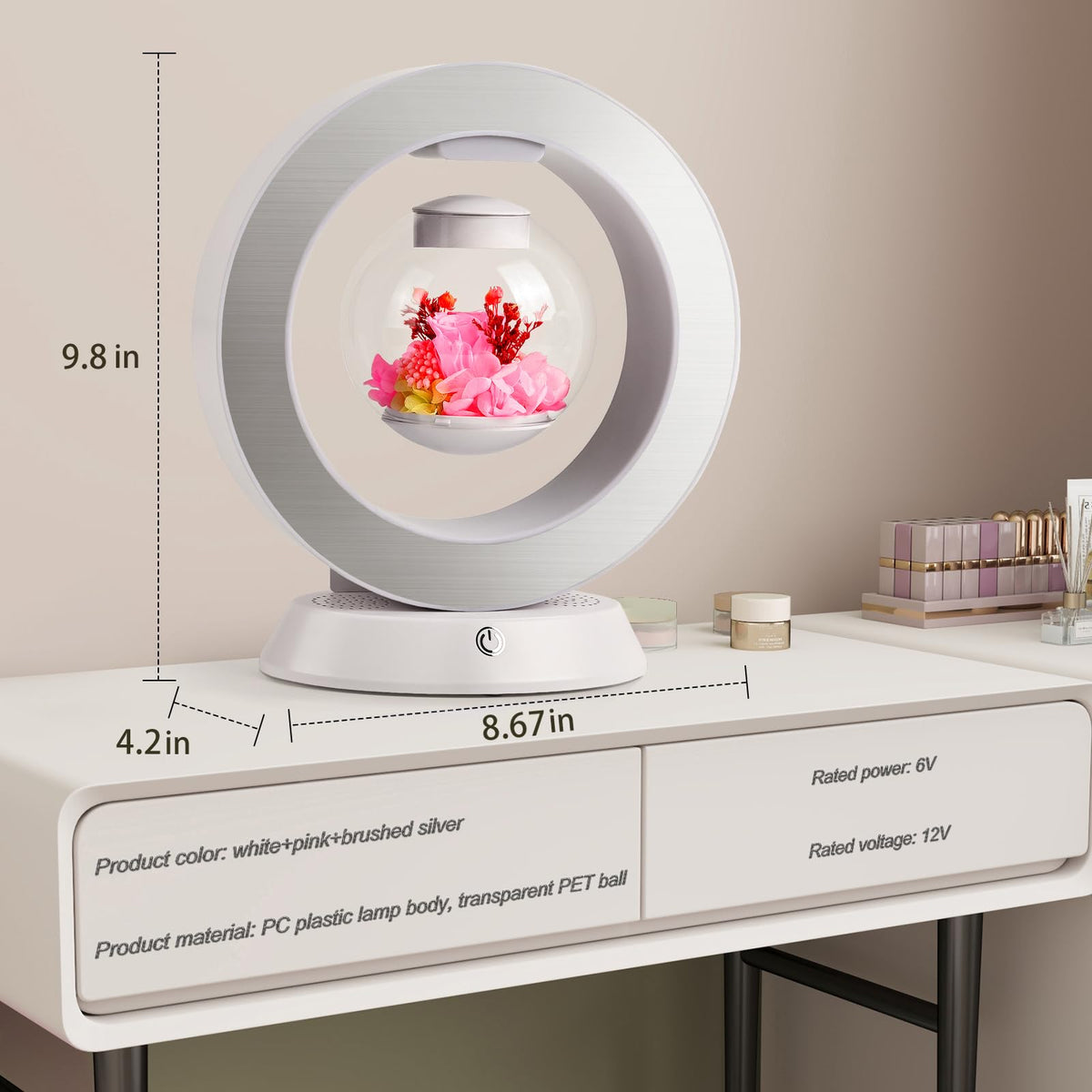 LoveLin Magnetic Levitation Table Lamp with Bluetooth - LoveLin Official Imagery - 6