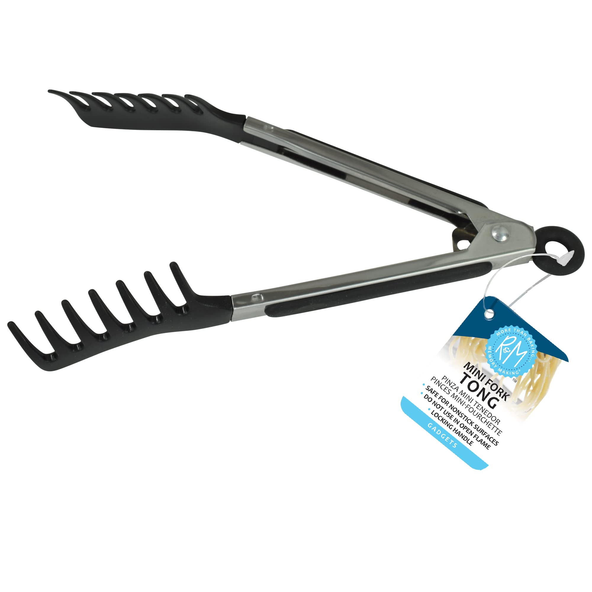 R&M Mini 8" Fork Tong with Locking Handle - View 1