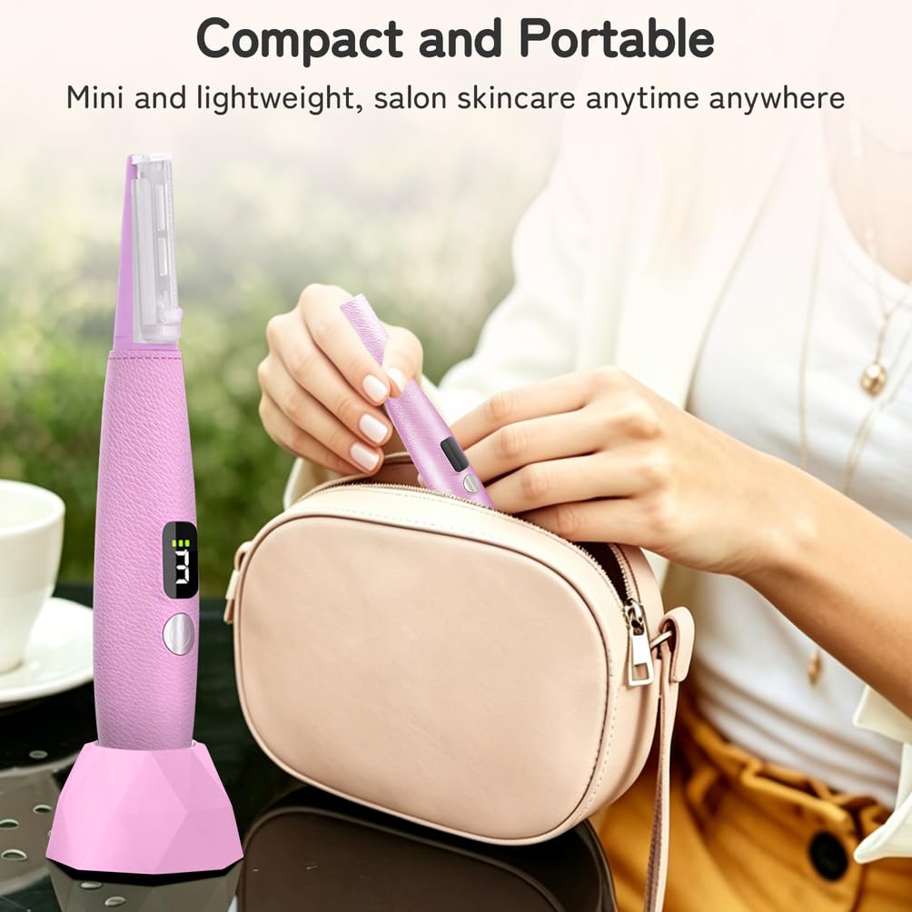 Sonic Dermaplane Razor for Women Face Hair Peach Fuzz - YAORUTY Official Imagery - 8
