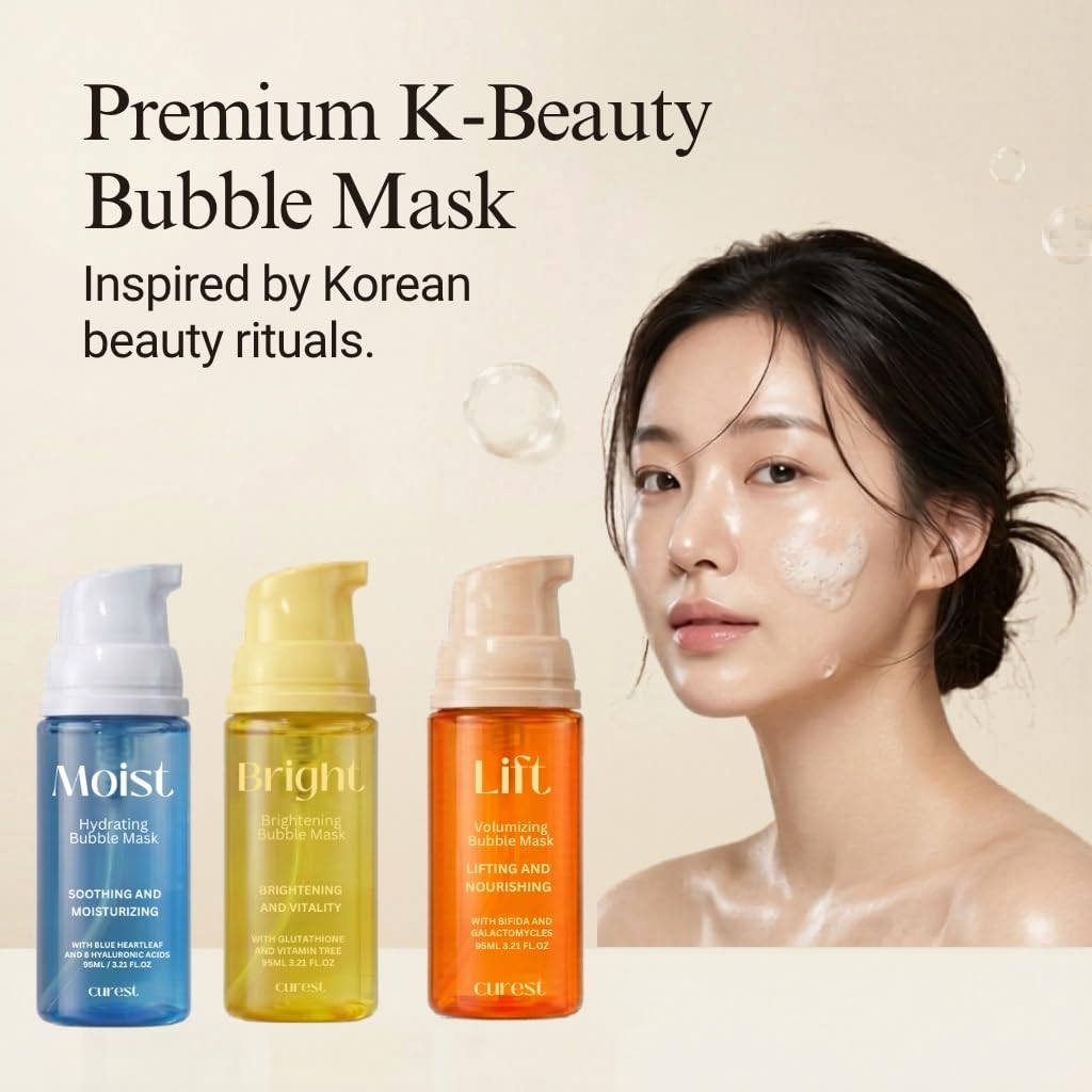 Curest Wash Free Micro Bubble Mask - Beejong Official Imagery - 4