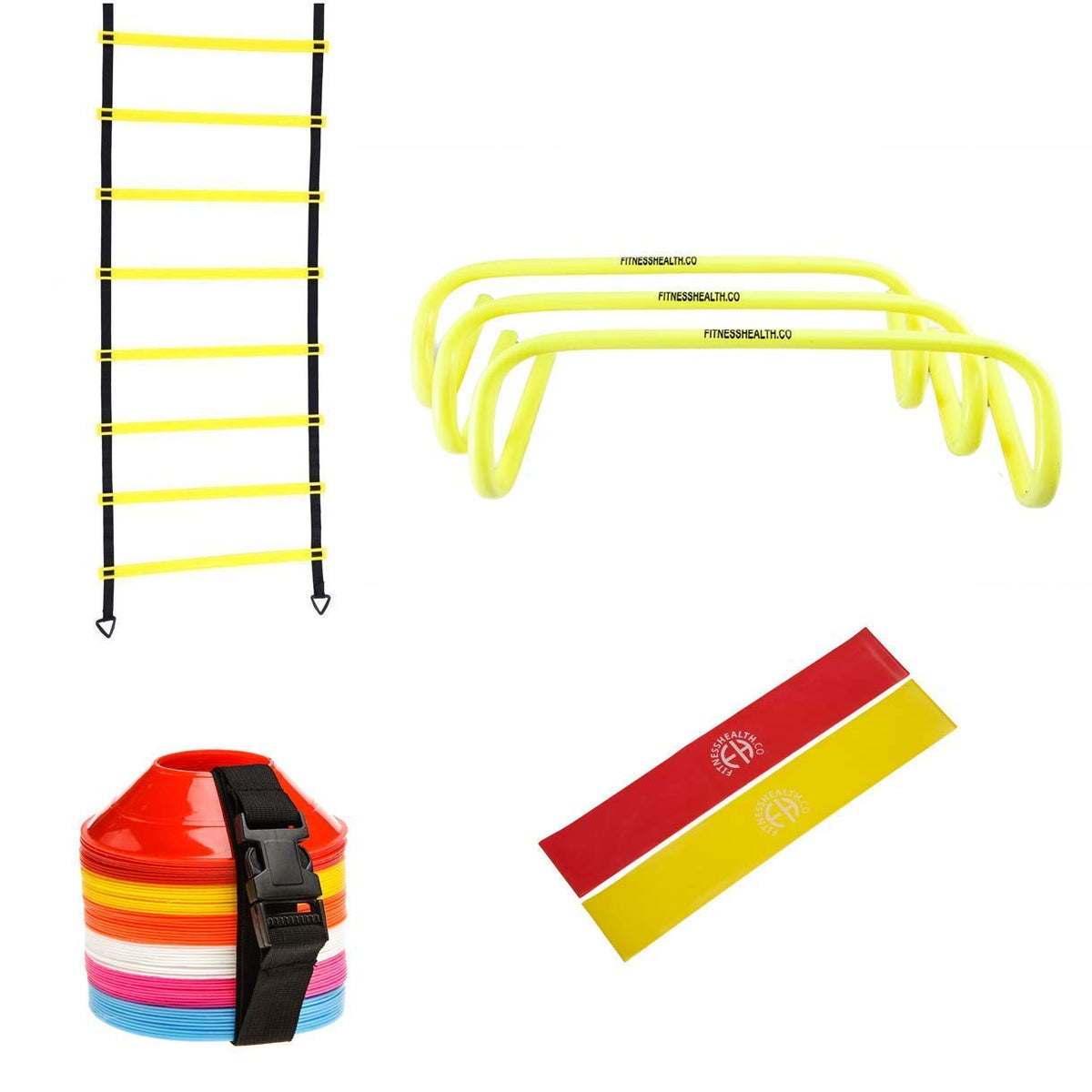 Fitness Health Gym Workout Equipment Sets for Exercise - Fitness Health Official Imagery - 3