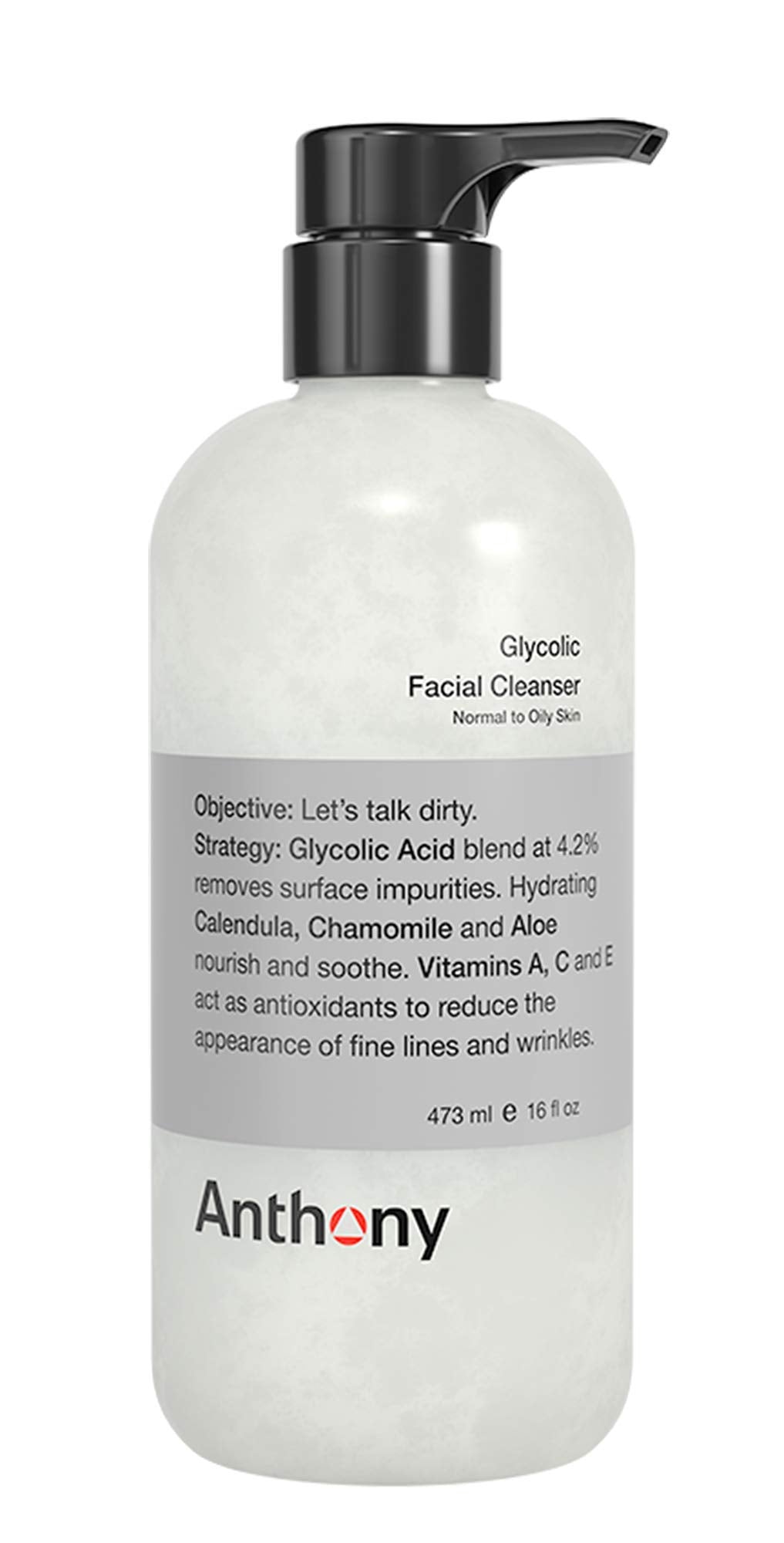 Anthony Glycolic Facial Cleanser for Men, Daily Exfoliating & Hydrating Face Wash, Shave Prep, Non-Foaming, Deep Cleansing, Gentle on Sensitive Skin, Removes Dirt & Oil, Smooths Texture, 32 Fl Oz - Anthony Official Product View 7