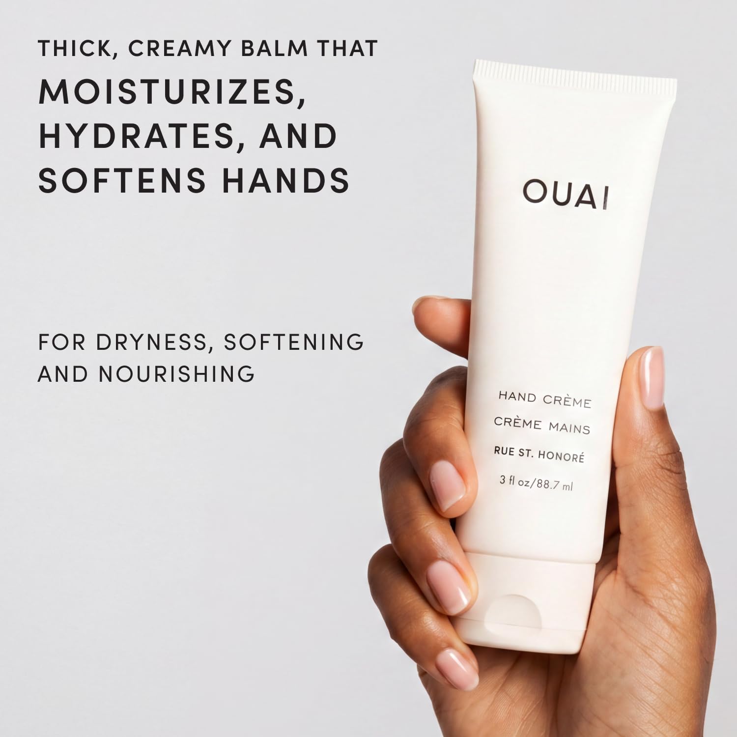 OUAI Hand Cream - Thick & Creamy Balm with Coconut Oil & - OUAI Official Product View 3