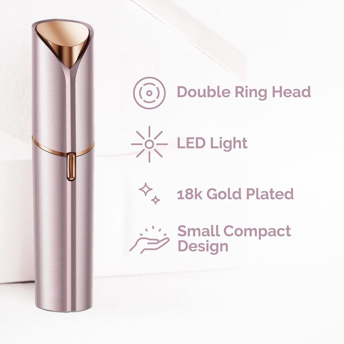 Battery Operated Facial Hair Remover for Women 2 Replacement - tuokiy Official Imagery - 6