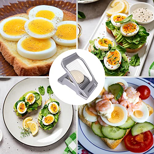Egg Slicer for Hard Boiled Eggs Egg Cutter Strawberry Slicer - Product Imagery