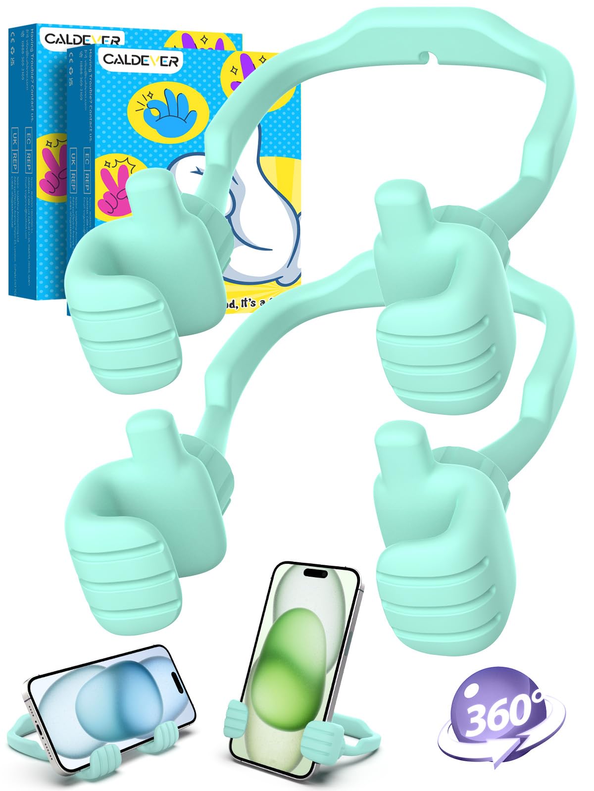 Funny Gifts for Teen Boy Kid Man Cell Phone Stand Stocking - Product Imagery