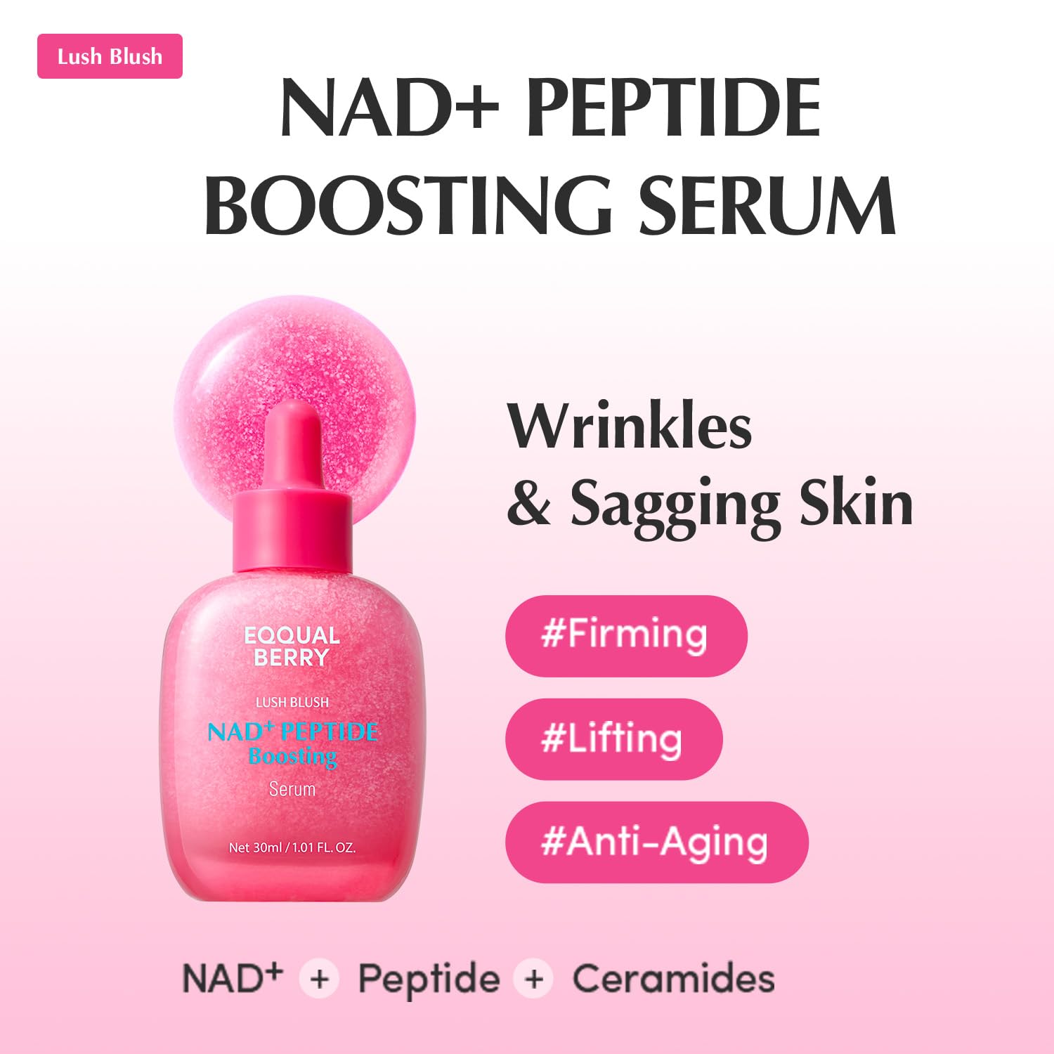 EQQUALBERRY Mini Serum Discovery Kit | Vitamin C, NAD, Bakuchiol, Hyaluronic Acid, Aloe PDRN Face Serum Kit | Gifts Sets for Glow skin | Travel Size Essentials | Korean Skin care, 0.33 fl.oz x 5ea - EQQUALBERRY Official Product View 5