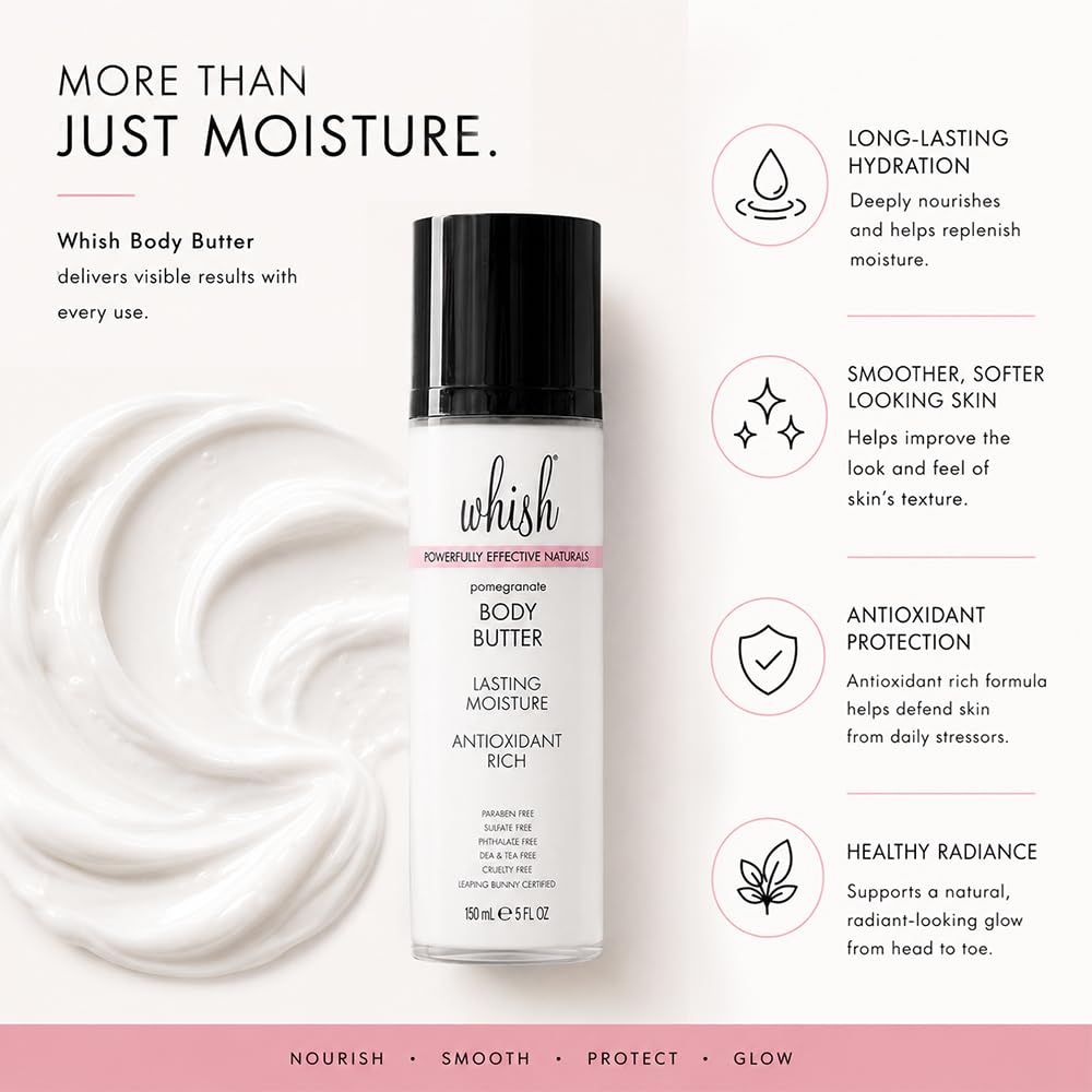 Whish Body Butter with Antioxidant Rich Shea Butter Aloe - Whish Official Imagery - 4
