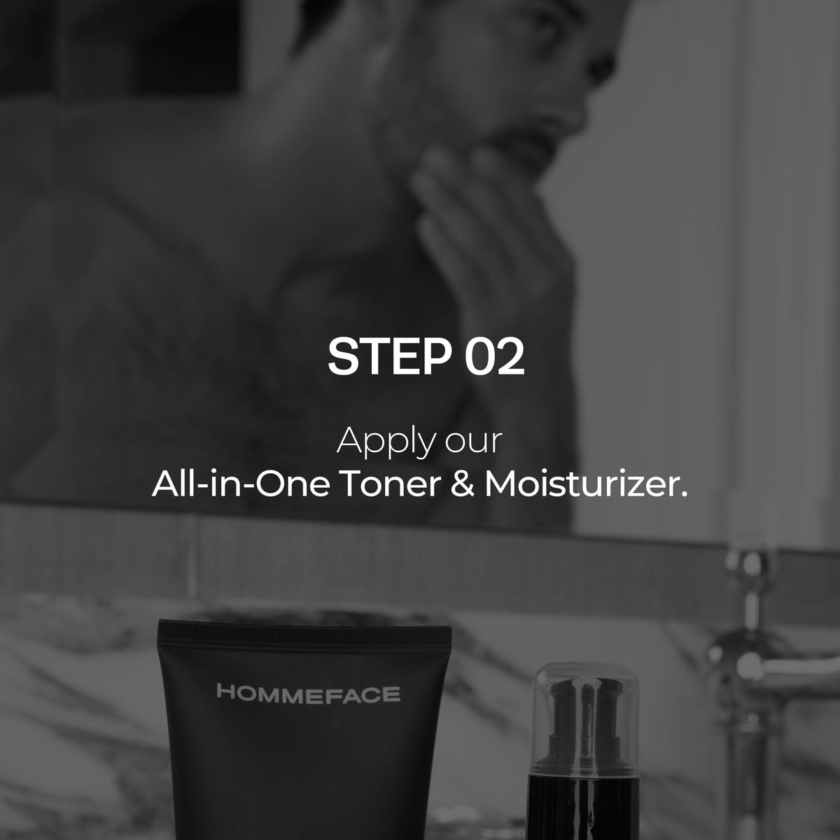Men s Easy Duo Daily Skincare Set 2ct For Oily Acne Prone - HommeFace Official Imagery - 7