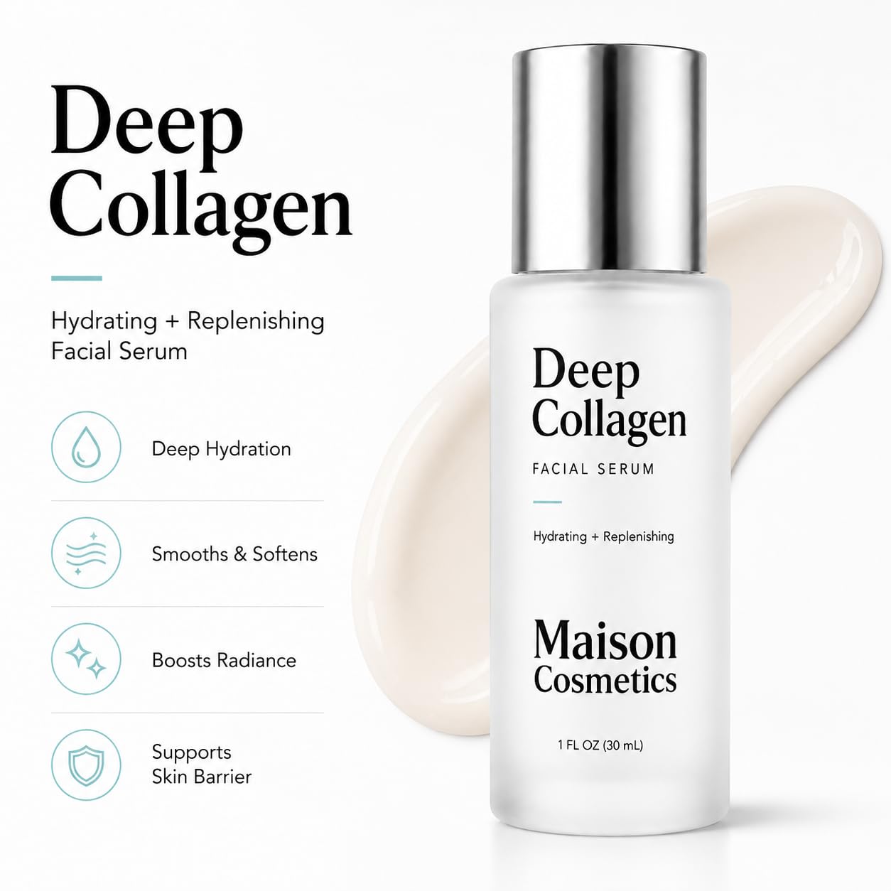 HILUCID Maison Cosmetics Deep Collagen, Volufiline Collagen Serum with Collagen - HILUCID Official Product View 3