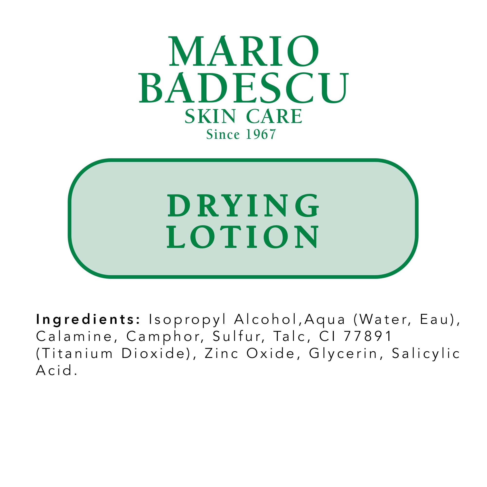 Mario Badescu Drying Lotion – Blemish Spot Treatment 1 oz
