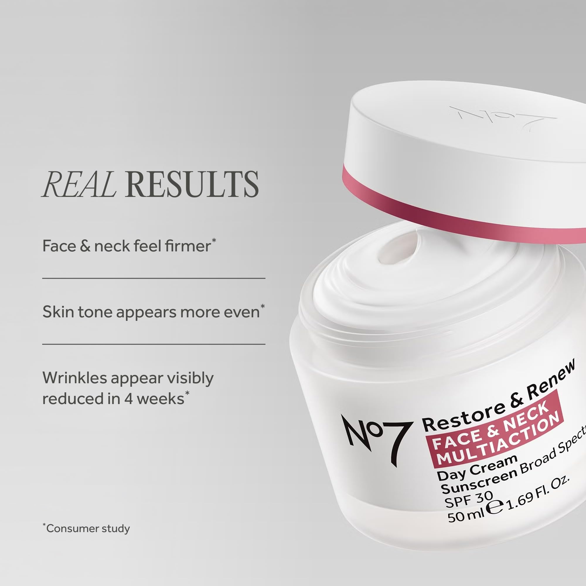 No7 Restore Renew Multi Action Face Neck Cream - No7 Official Imagery - 5