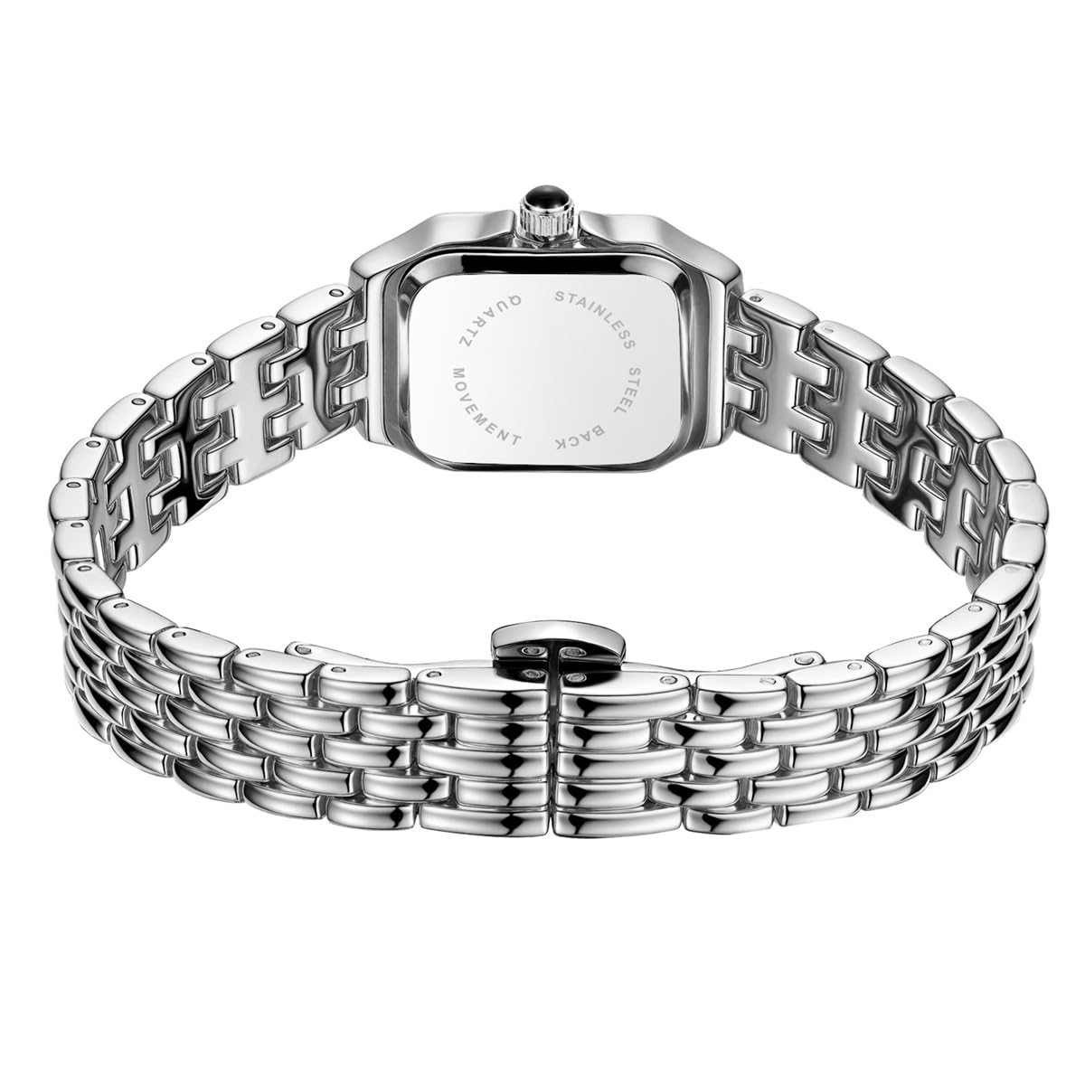 Gold Watches for Women with Square Roman Dial Vintage Small - ADSBIAOYE Official Imagery - 4