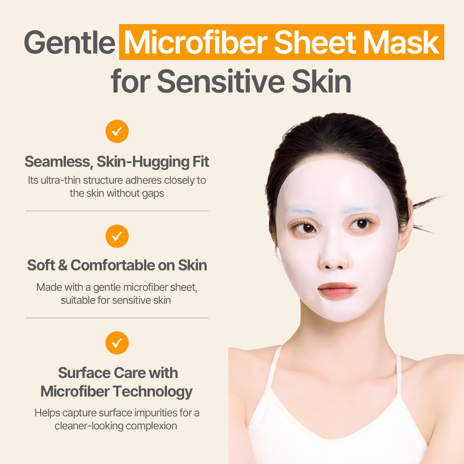 9 wishes Rice Water Sheet Mask- Hydrating Korean Face Mask with - 9 wishes