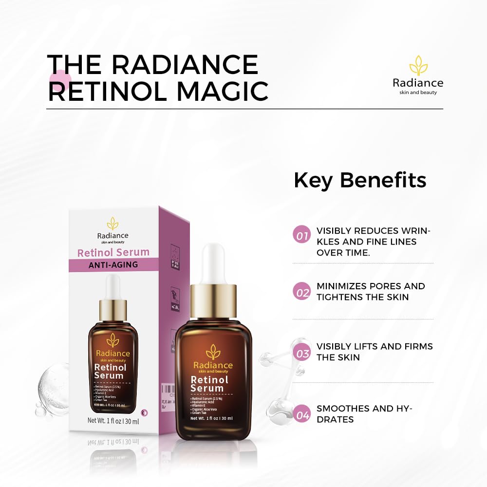 RADIANCE - Retinol Serum for Face with Vitamin E - Generic Official Product View 3