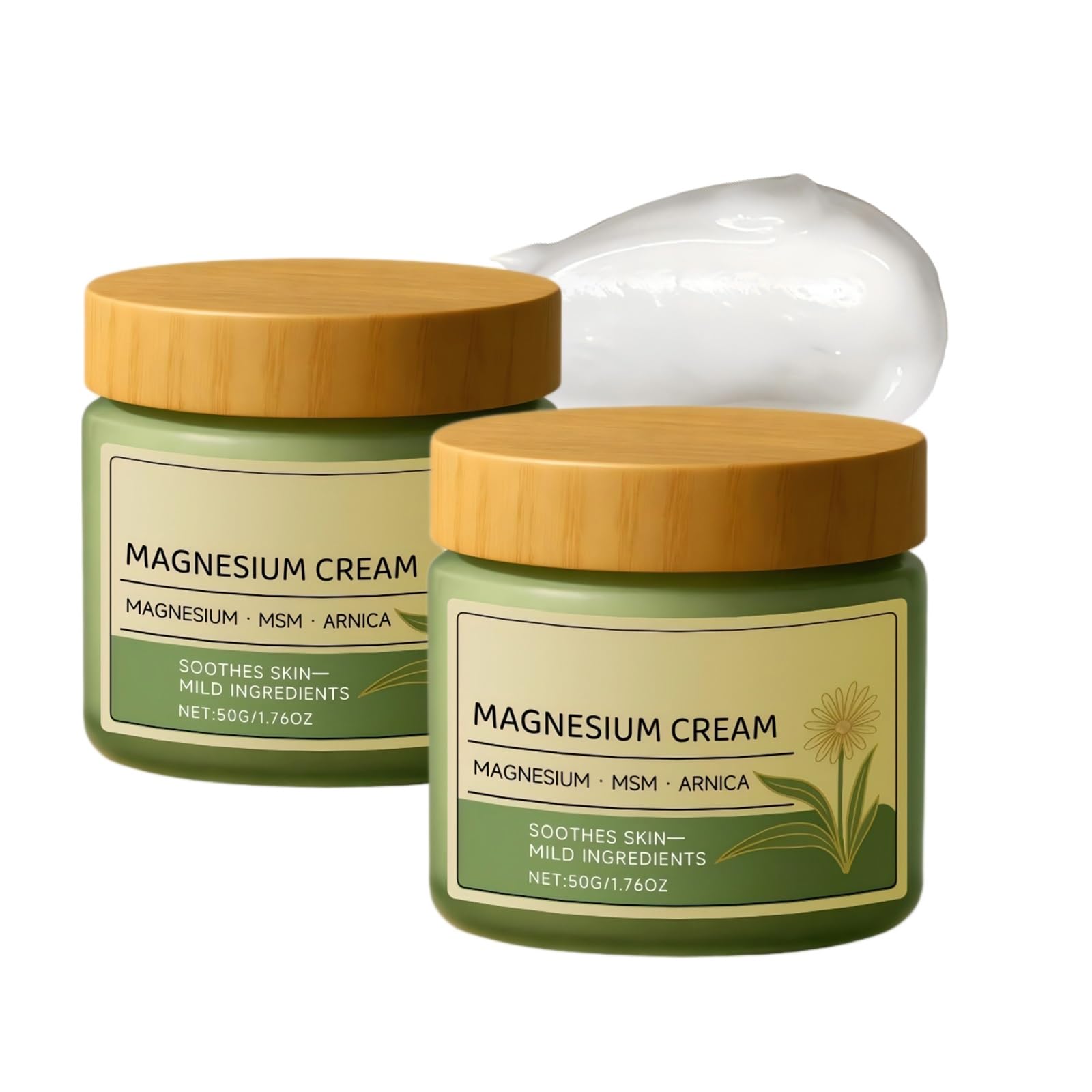 Axnzp Magnesium Cream with MSM & Arnica – 2 Pcs