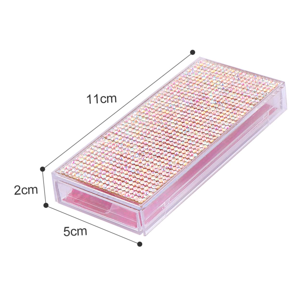 VINTORKY 2pcs Volume Lashes Case False Eyelash Container Candy Storage Boxes Eyelash Organizer for Salon Home