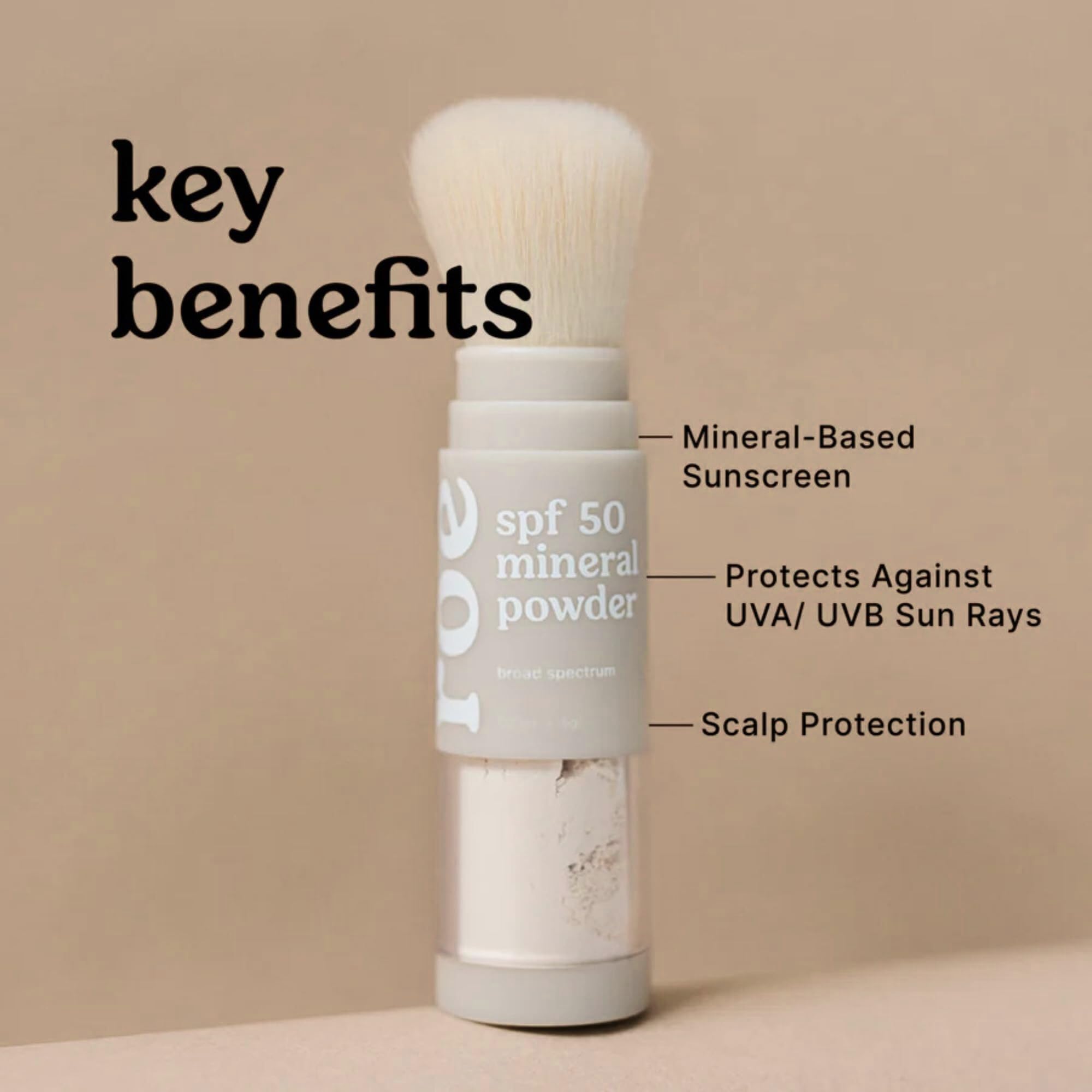 Roe Wellness SPF 50 Powder Sunscreen Mineral Based Non Toxic - Roe Wellness Official Imagery - 4