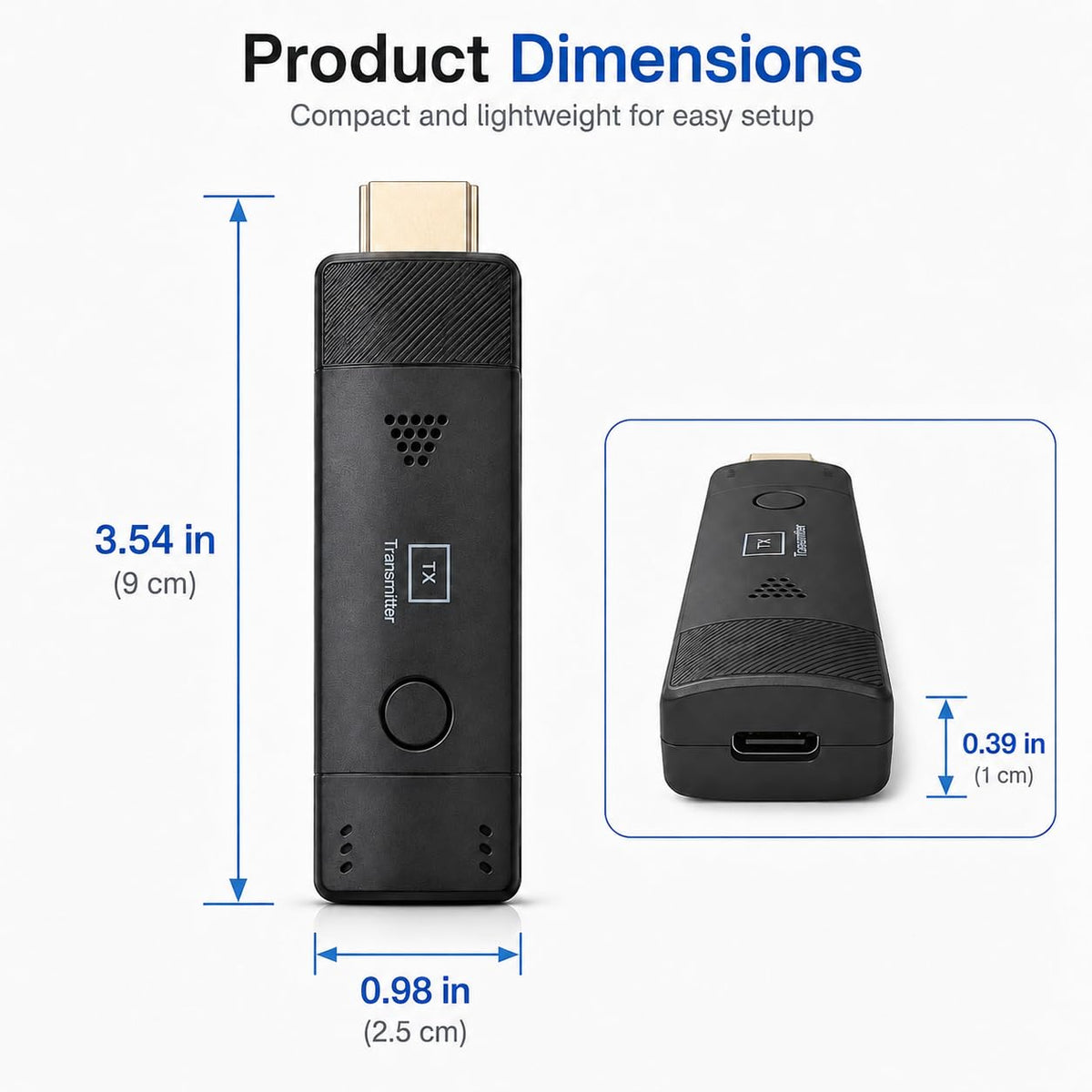 2026 Upgraded Wireless HDMI Extender 164ft Ultra Long Range - mvthenxi Official Imagery - 5