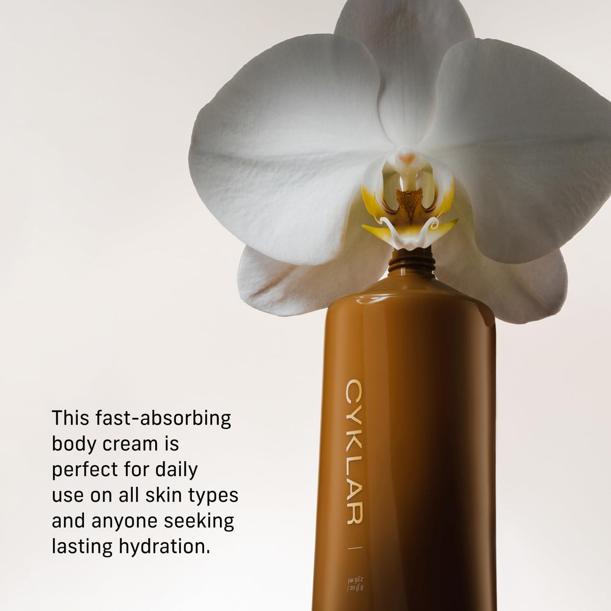 CYKLAR Hydrating Body Cream 48 Hr Moisture Non Greasy - CYKLAR Official Product Imagery - 4
