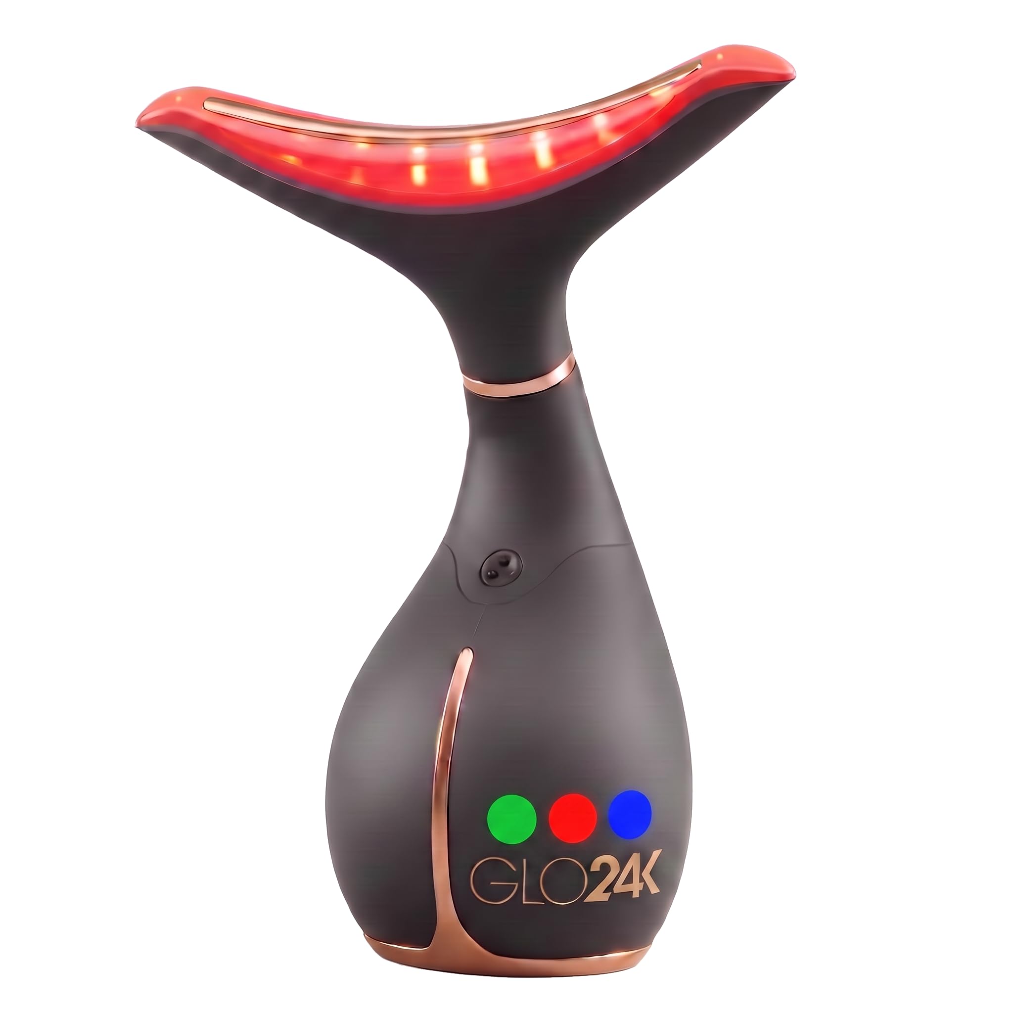 GLO24K LED Face Massager and Neck Wand - GLO24K UNLEASH THE POWER OF GOLD
