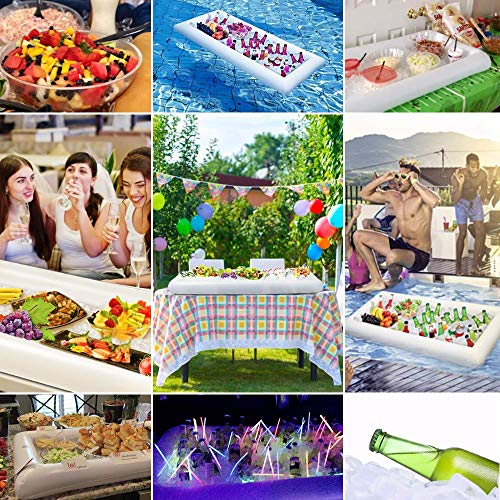 Jasonwell Inflatable Serving Bars Ice Buffet Salad Serving Trays - Product Imagery