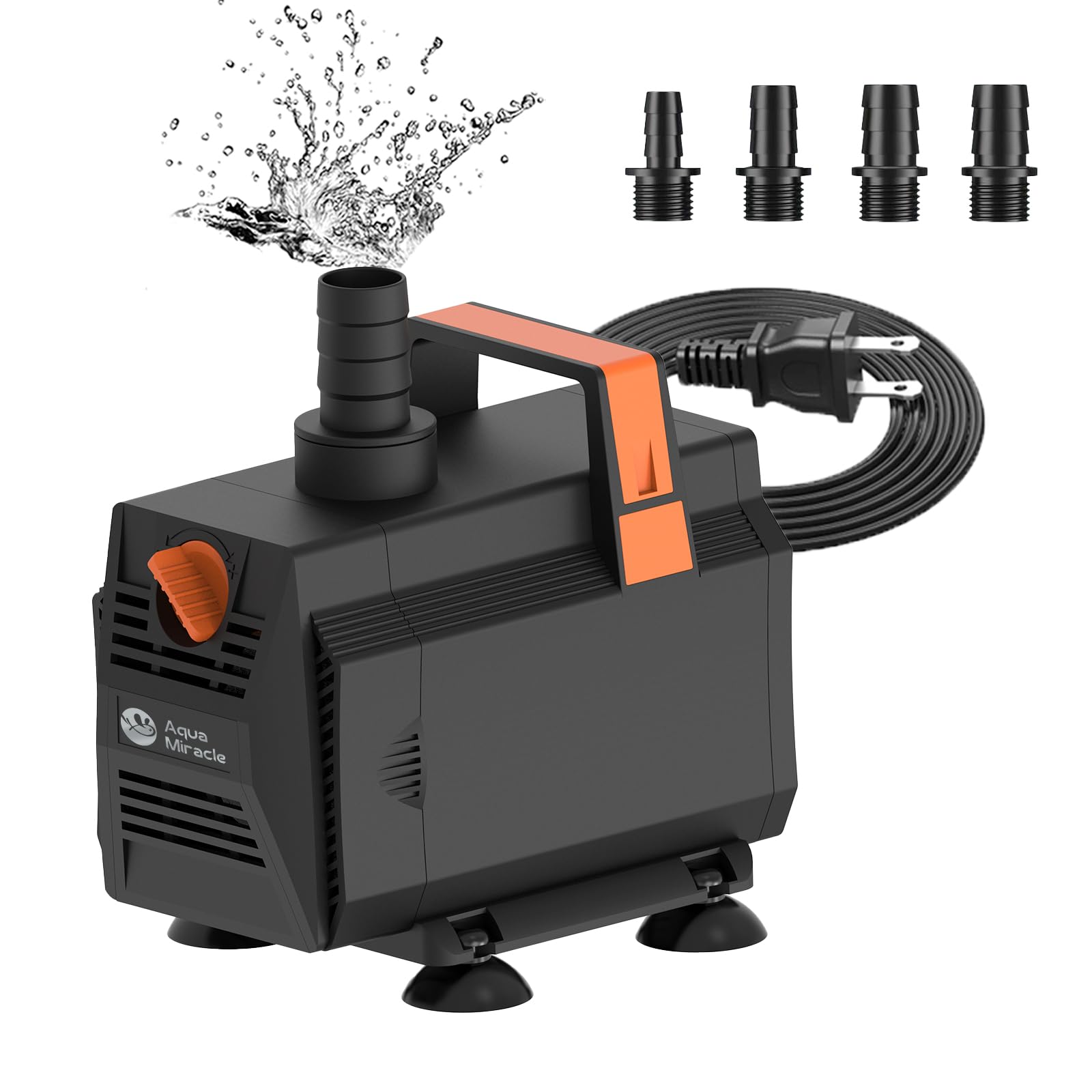 AquaMiracle 600GPH Aquarium Water Pumps   Fountain Pump Pond Pump - AquaMiracle Official Product View 1