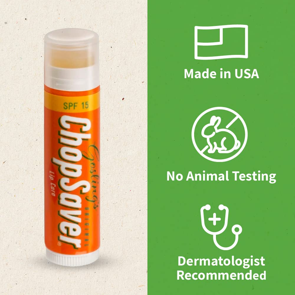 Goslings Original ChopSaver SPF 15 Lip Care All Natural Lip - ChopSaver Official Imagery - 5