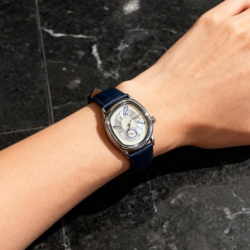 Gosasa Creative Unisex Twisted Dial Design Quartz Watch with - Product Imagery