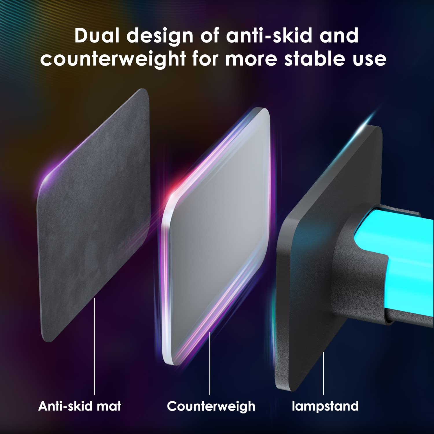Barhootao RGB Light Bar,Smart LED Light Bar for Room,16 Million C - Barhootao Official Product View 7
