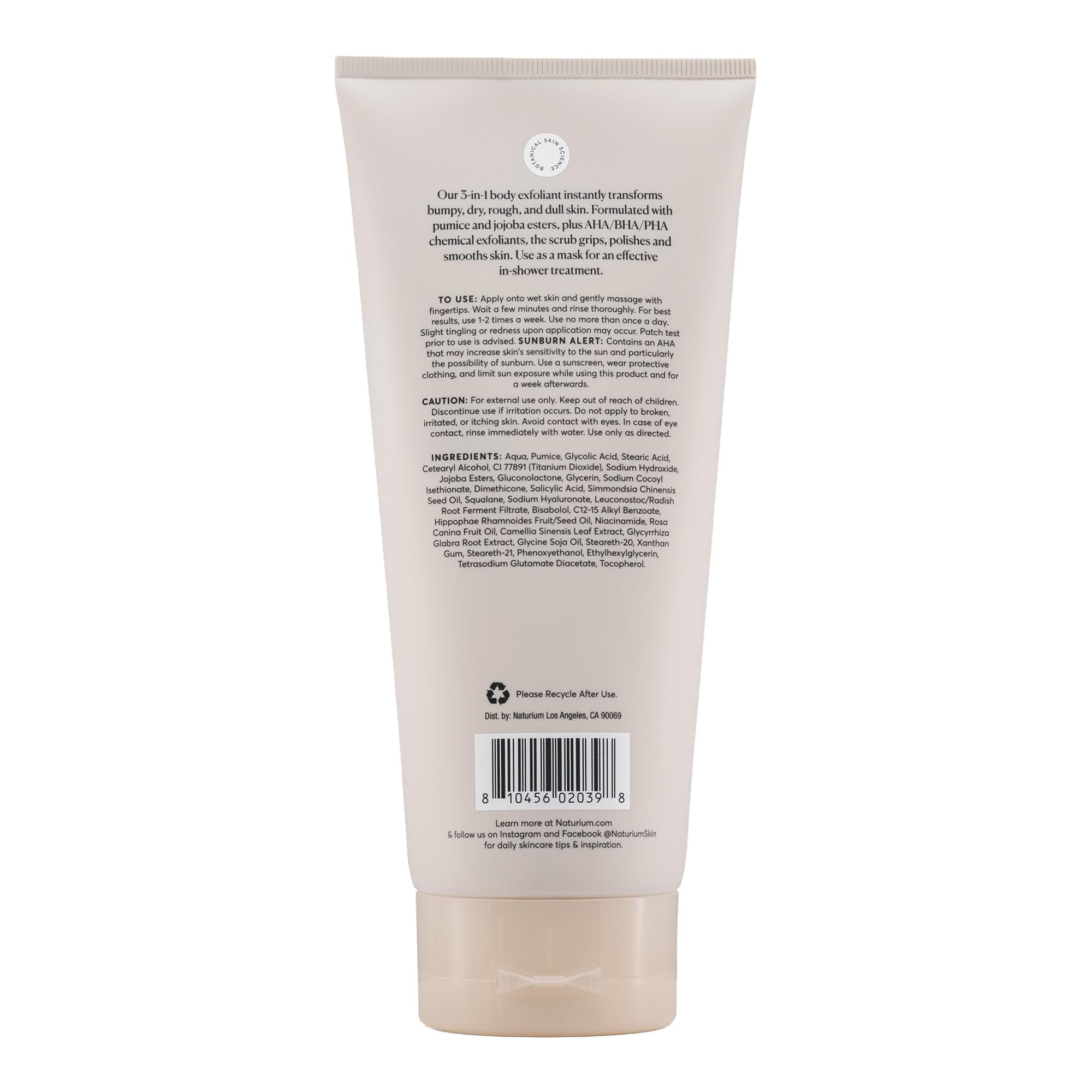 Naturium KP Body Scrub & Mask, AHA, BHA, PHA Exfoliants, 8 fl oz - Naturium Official Product View 3